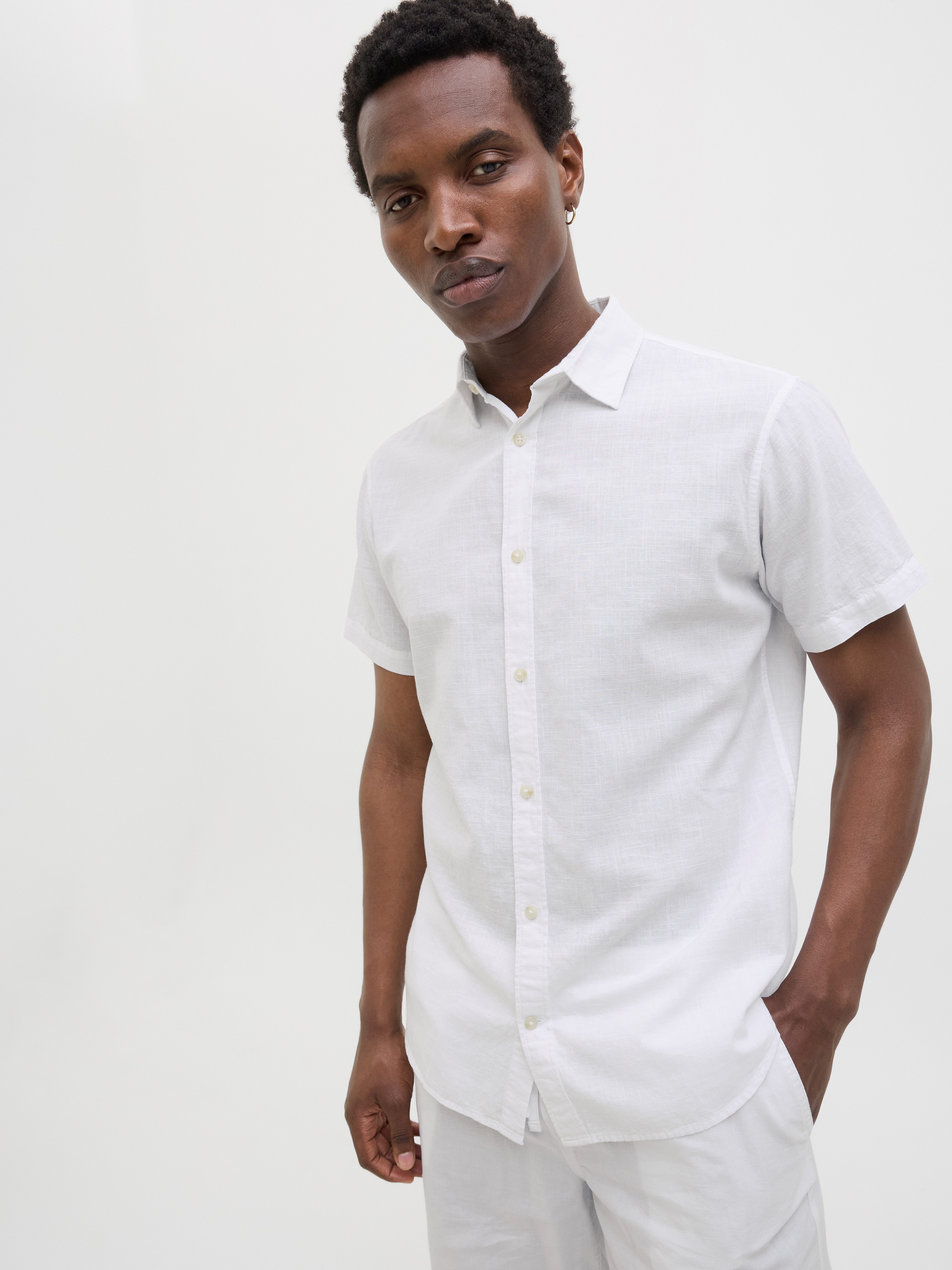 Jack & Jones Overhemd met korte mouwen JJESUMMER SHIRT SS SN