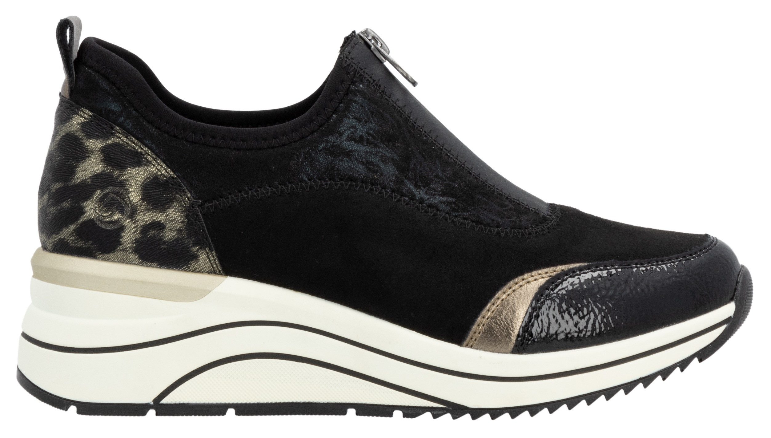 Remonte Slip-on sneakers Elisabeth Hurley-Collection , wedge sneaker, slipper, instapschoen, vrijetijdsschoen, vegan