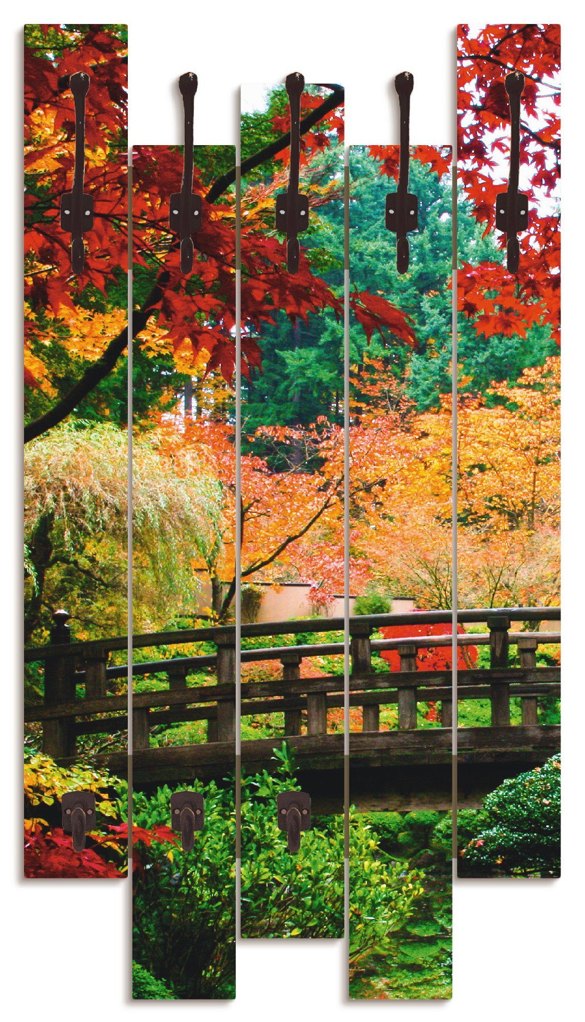 Artland Kapstok Een brug in Japanse tuin