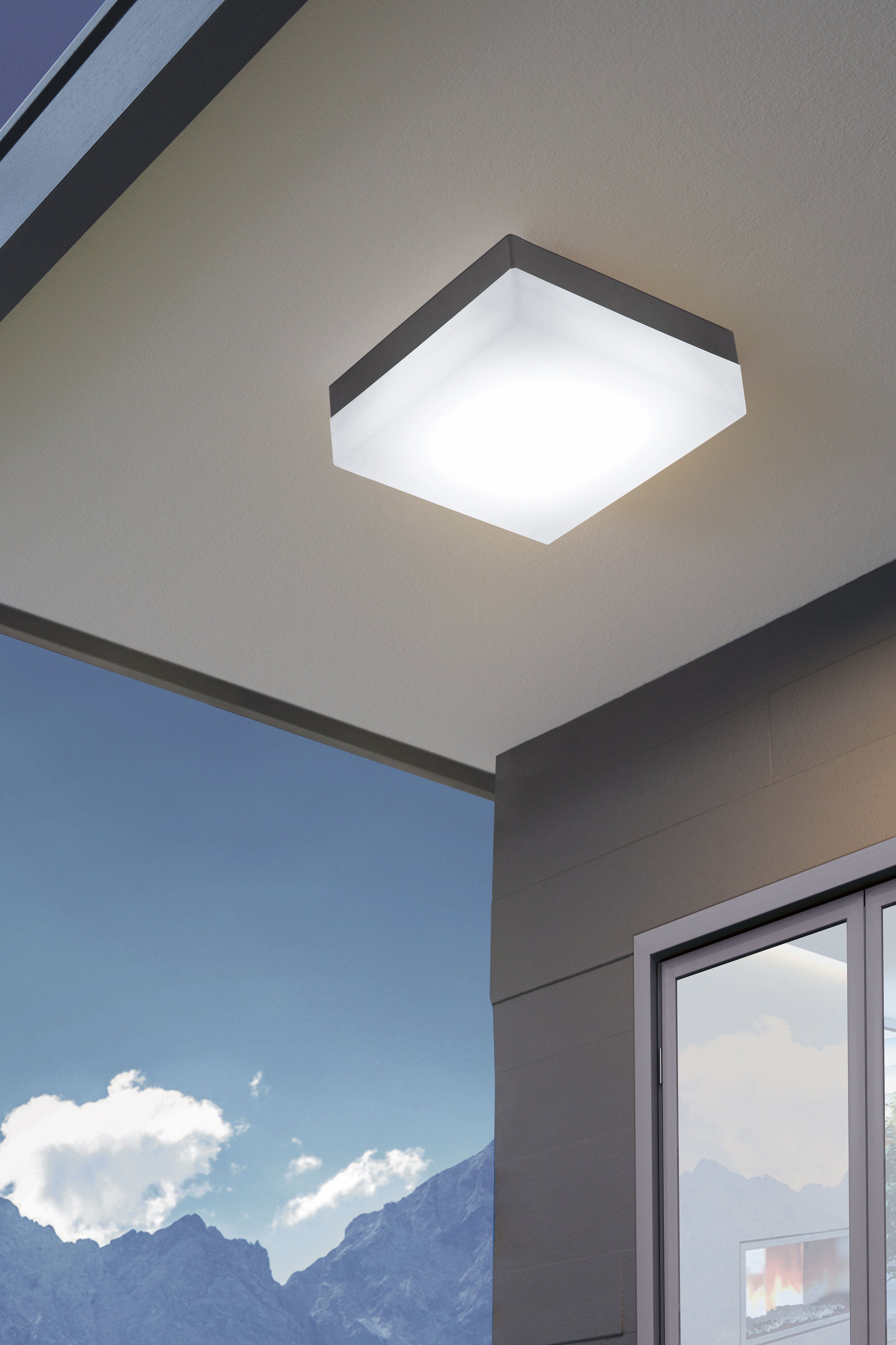 EGLO Ledplafondlamp voor buiten SONELLA Led verwisselbaar