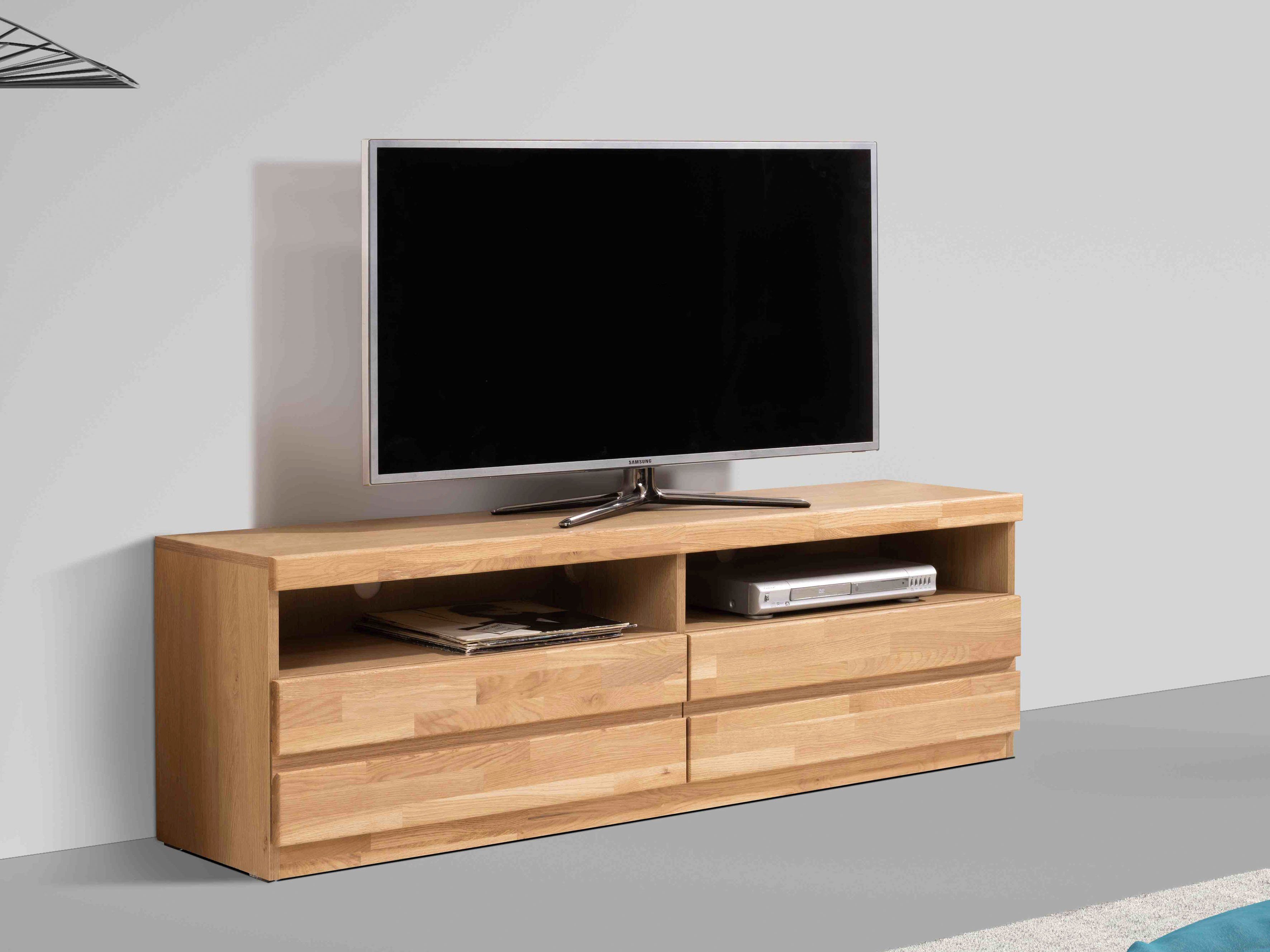 Home affaire Woltra Tv-meubel Oslo Breedte ca. 160 cm, gedeeltelijk massief