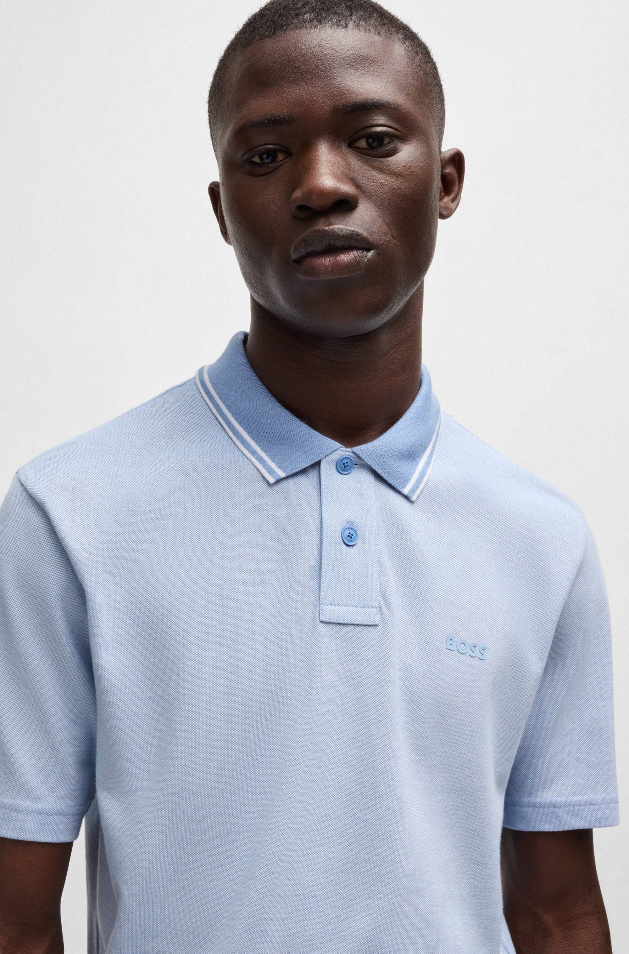 Boss Orange Poloshirt PeoxfordNew met een polokraag