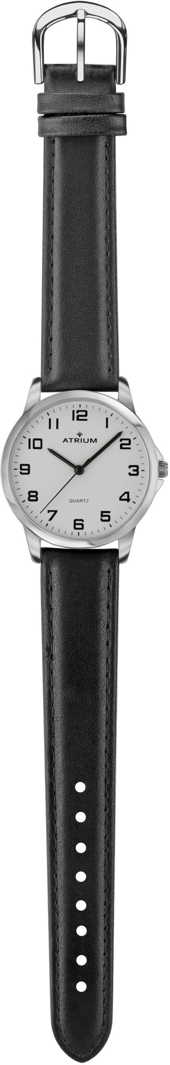 Atrium Kwartshorloge Horloge, dameshorloge, leren band