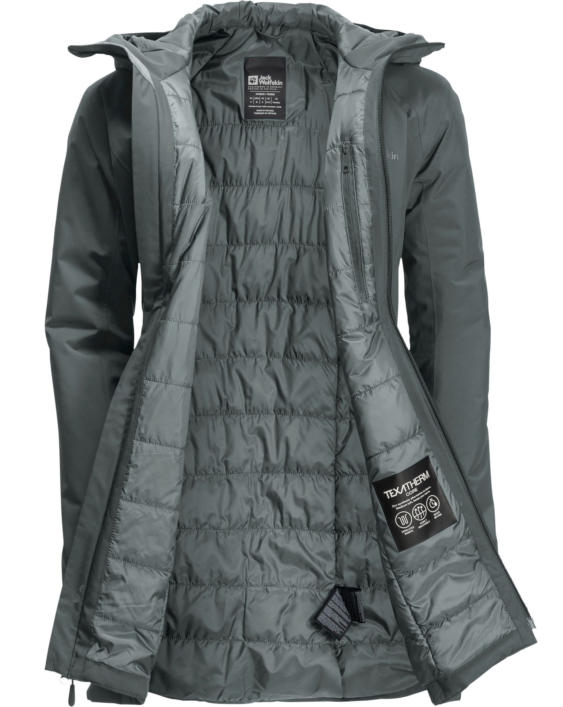Jack Wolfskin Functionele jas HEIDELSTEIN in het JKT W Verwarmend, winddicht, overgangsjas