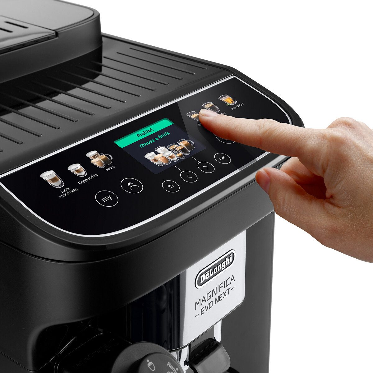 De'Longhi Volautomatisch koffiezetapparaat Magnifica Evo Next ECAM310.60.GB, grau