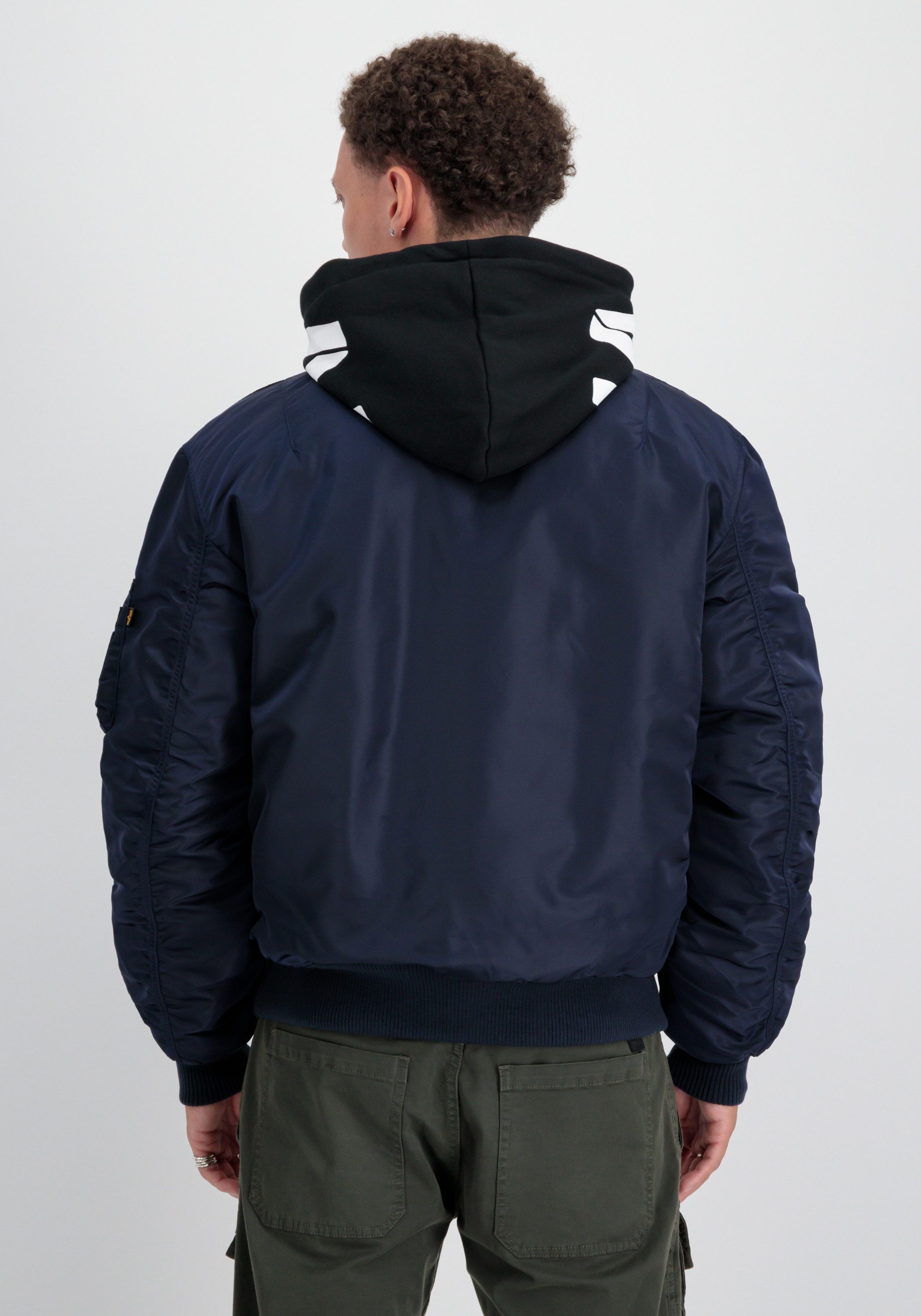 Alpha Industries Bomberjack MA-1 Zip Hood Print