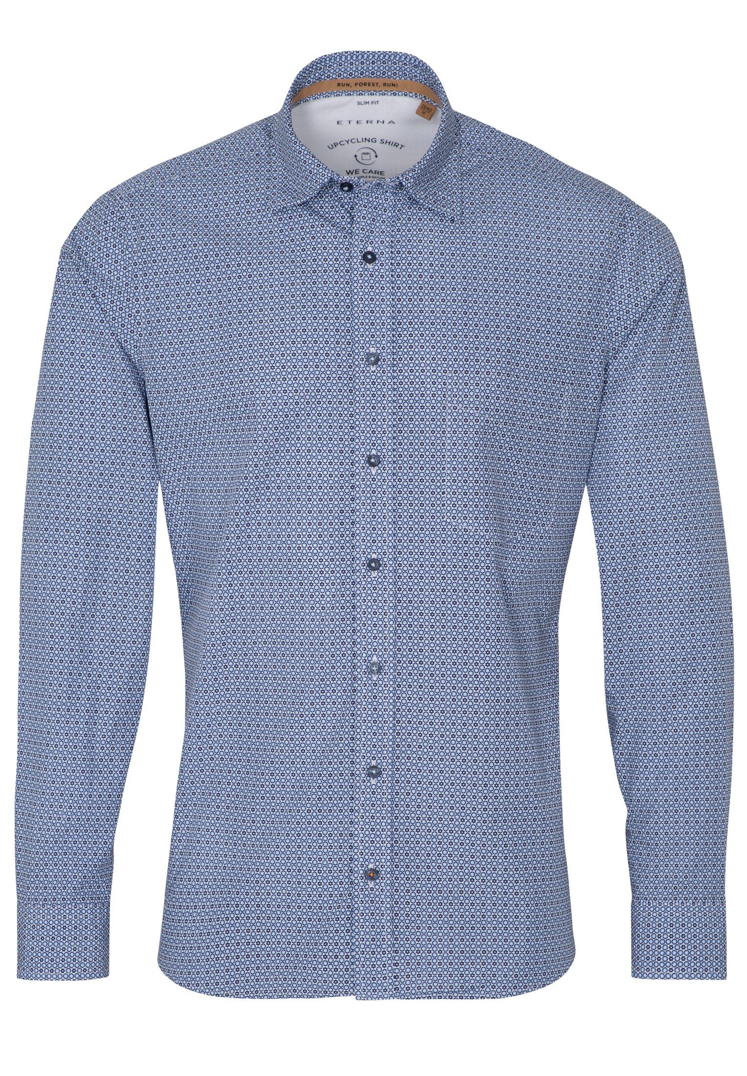 Eterna Overhemd met lange mouwen Slim fit