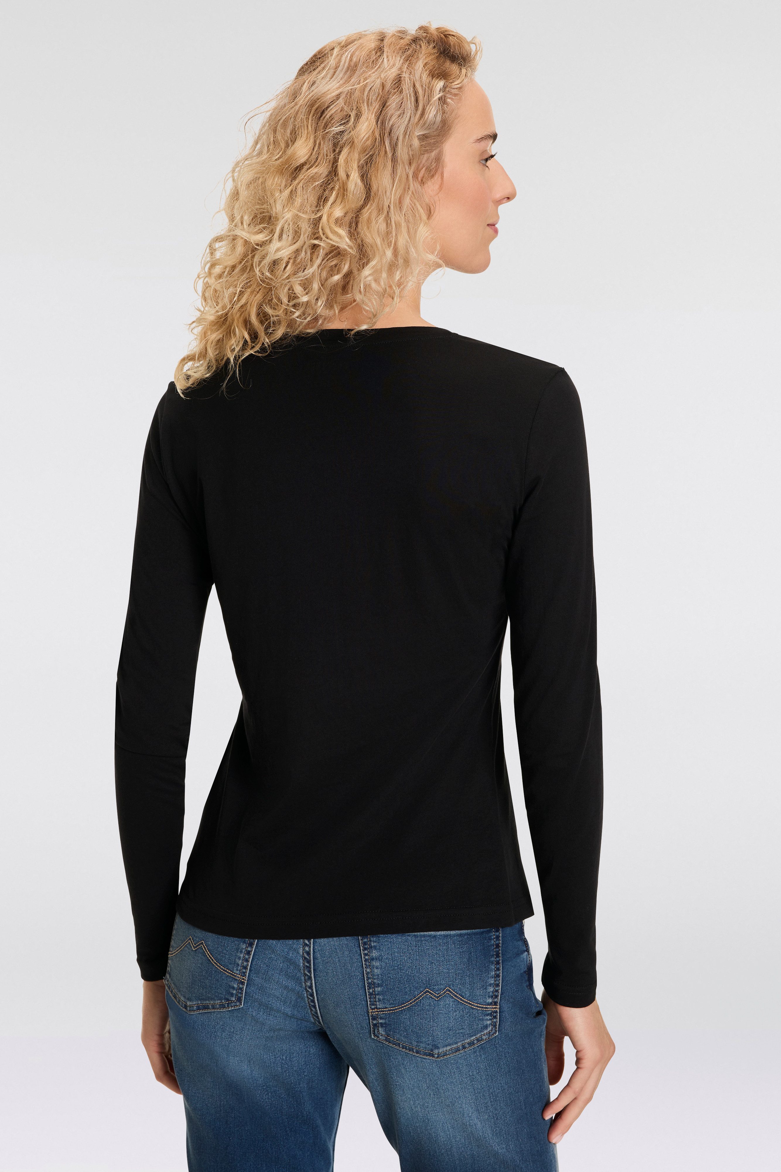 Mustang Shirt met lange mouwen Slim fit