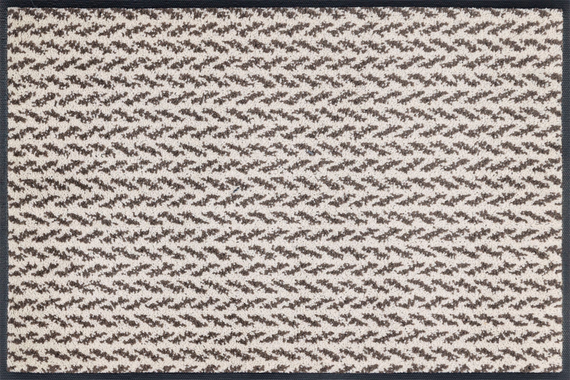wash+dry by Kleen-Tex Mat Duo Latte Inloopmat, antislip, geschikt voor binnen en buiten, wasbaar