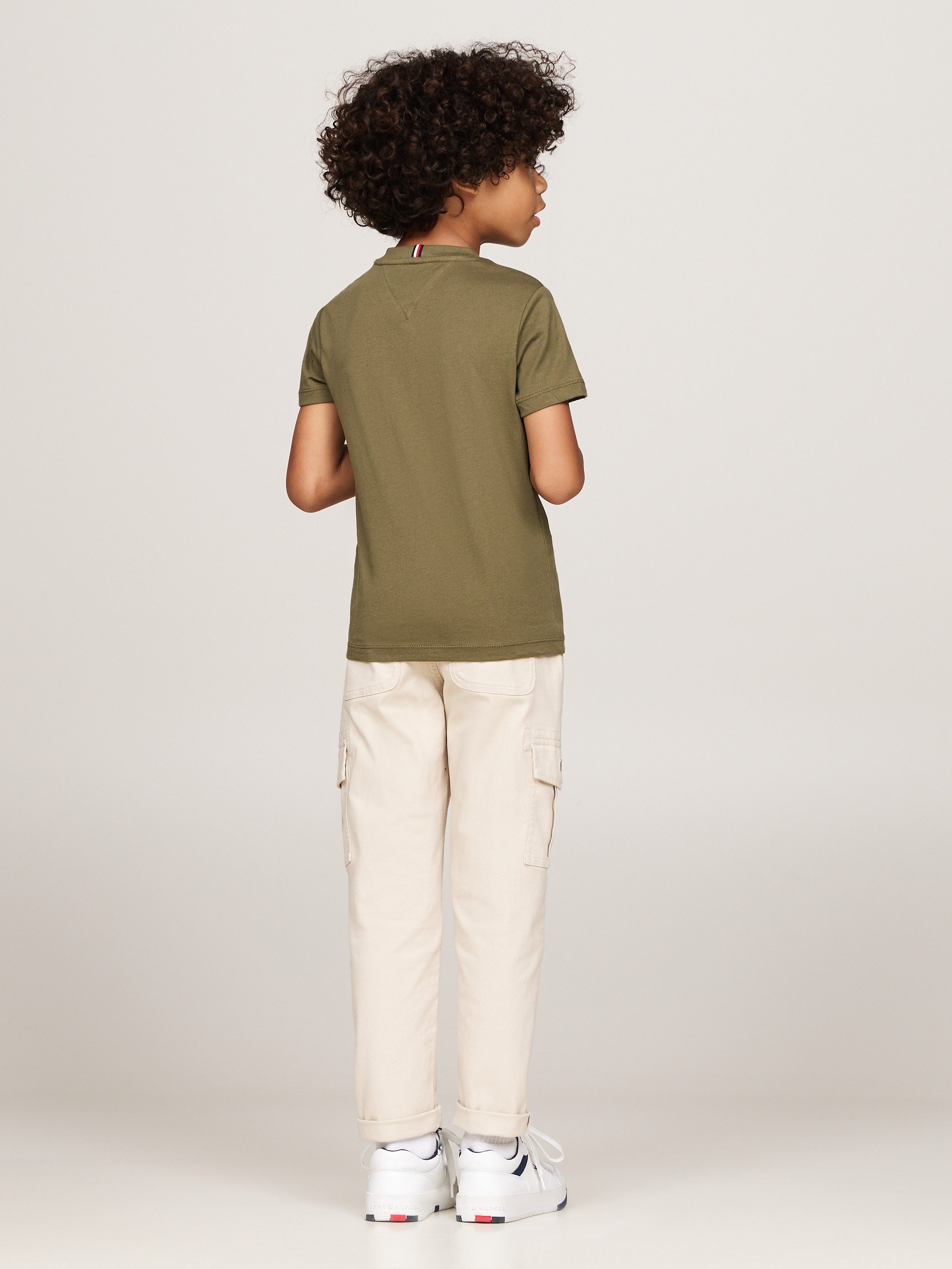 Tommy Hilfiger Shirt met korte mouwen U ESSENTIAL TEE S S Kinderen tot 16 jaar met logostiksel