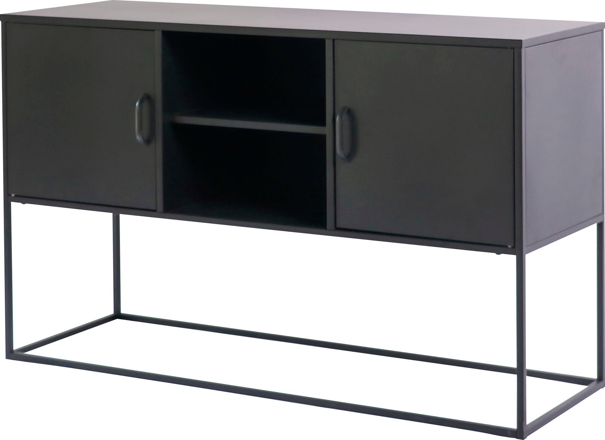 Homexperts Kast Rich designachtig metalen meubel, ideaal als kast of tv-meubel