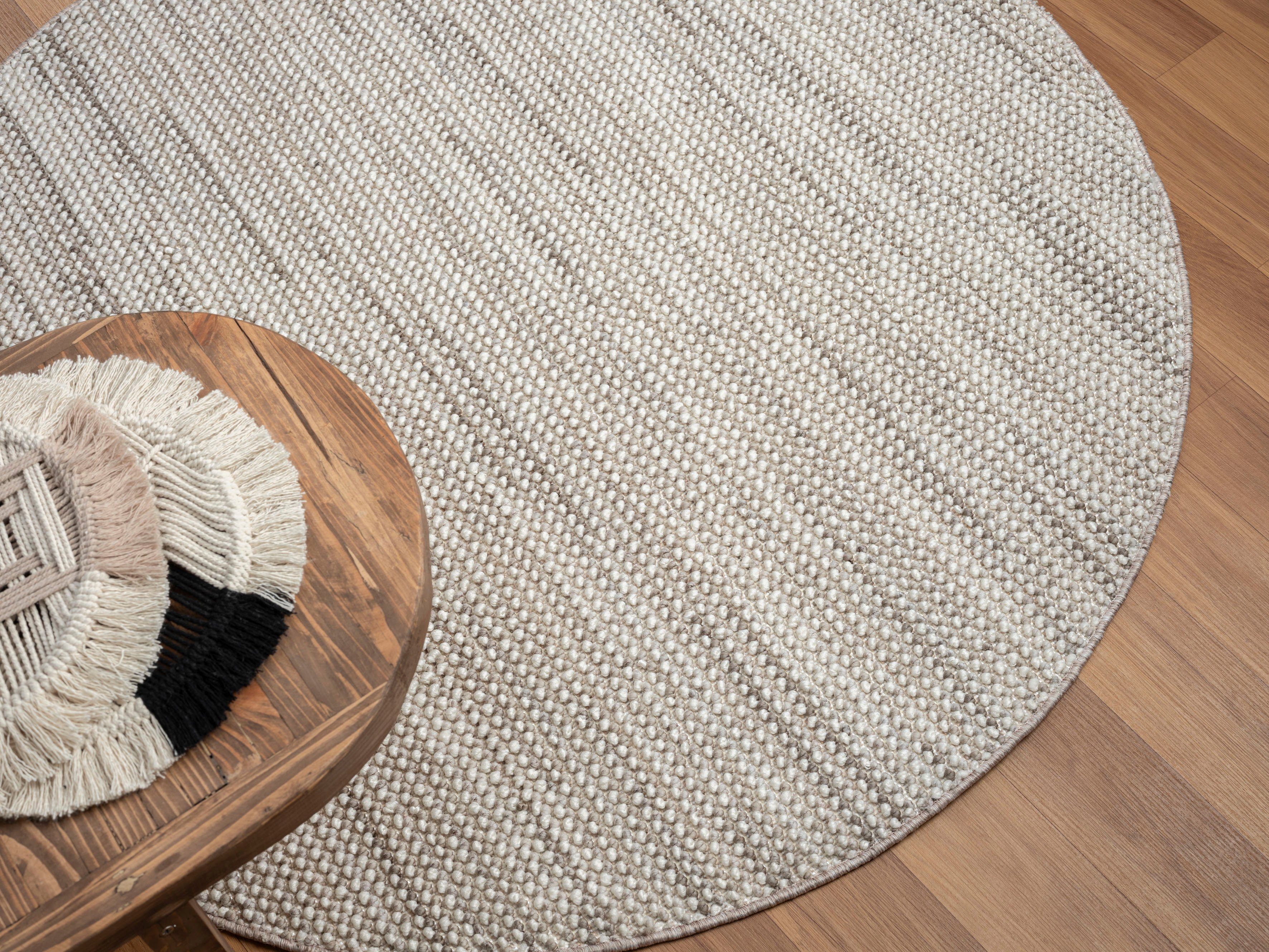 Myflair Möbel & Accessoires Vloerkleed AVA Uni kleuren, gemêleerd, sisal-look, ook verkrijgbaar in rechthoekig