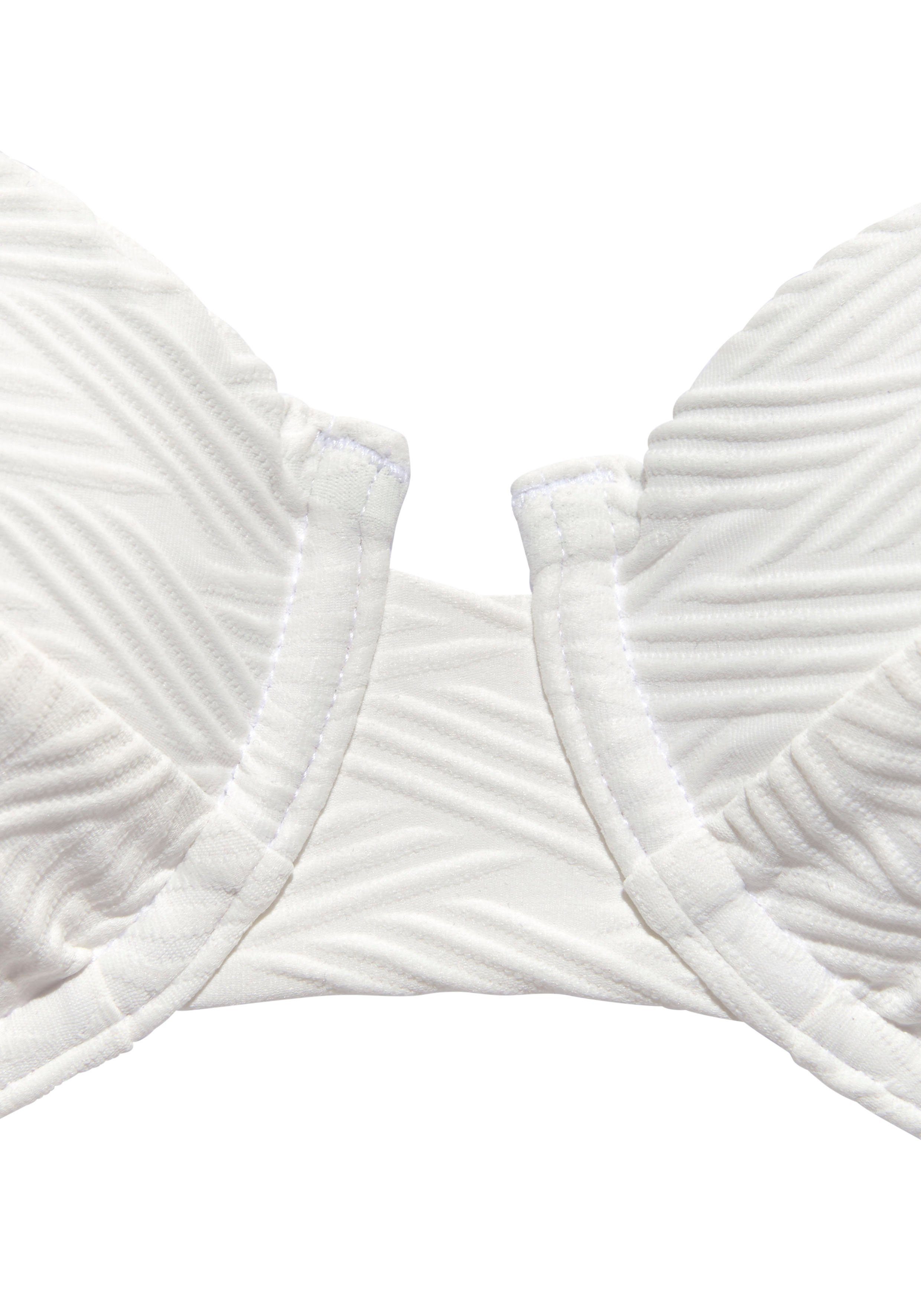 Sunseeker Bikinitop met beugels Loretta met structuurpatroon