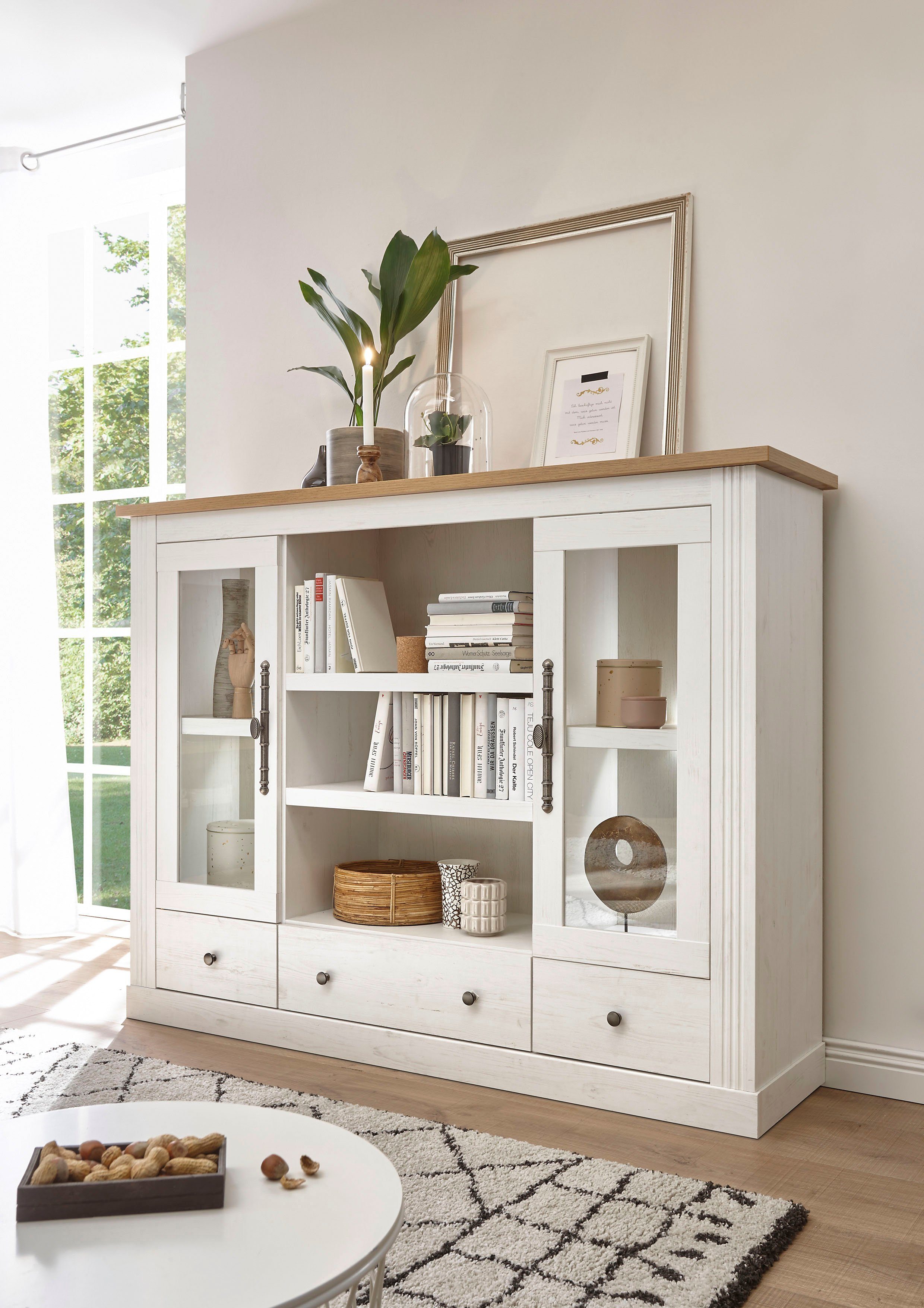 Home affaire Highboard Westminster BESTSELLER! in trendy landelijke look