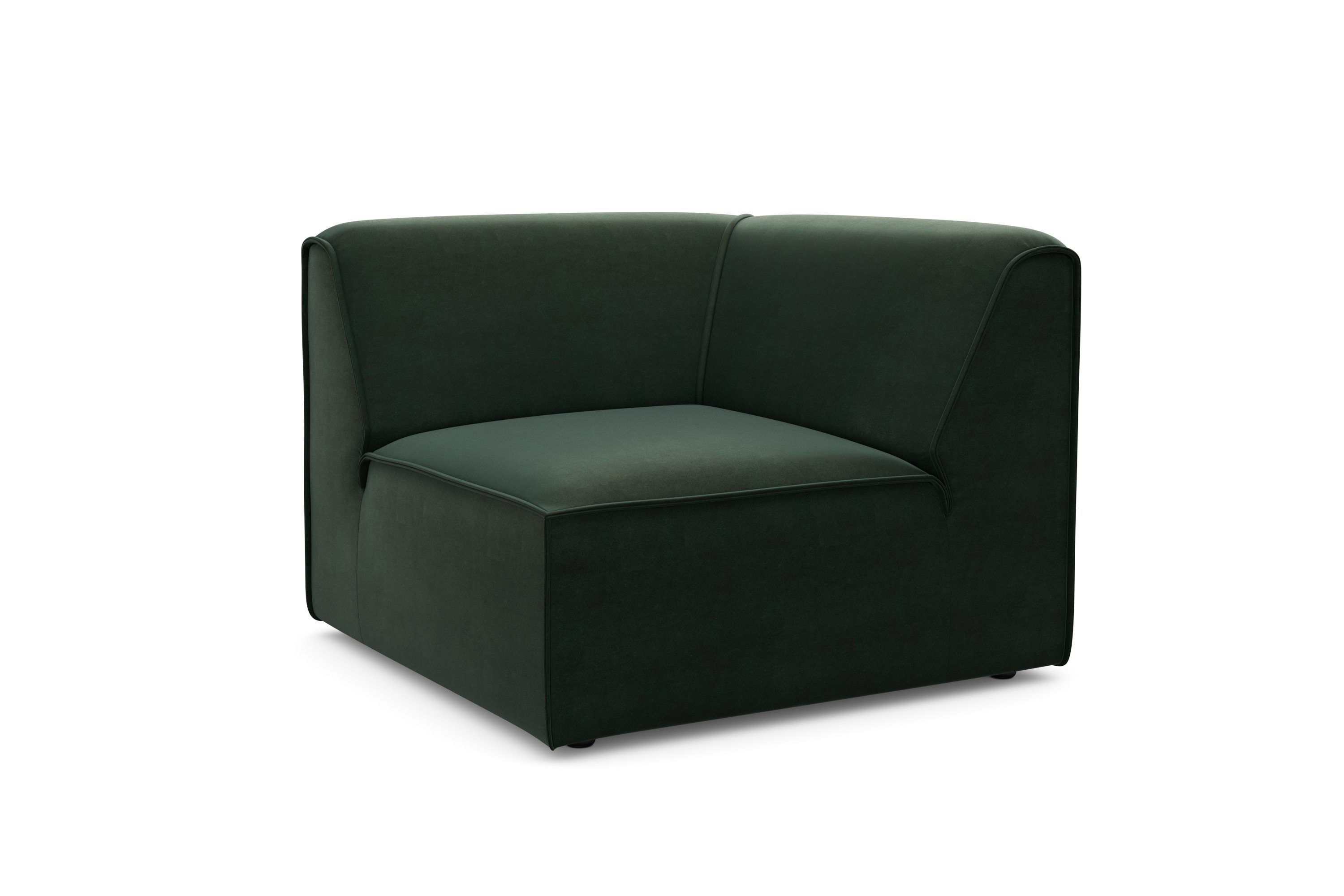 RAUM.ID Bank-hoekelement Merid, sofa-element, afmetingen B/D/H: 97/97/46 cm als module of apart te gebruiken, voor individuele samenstelling