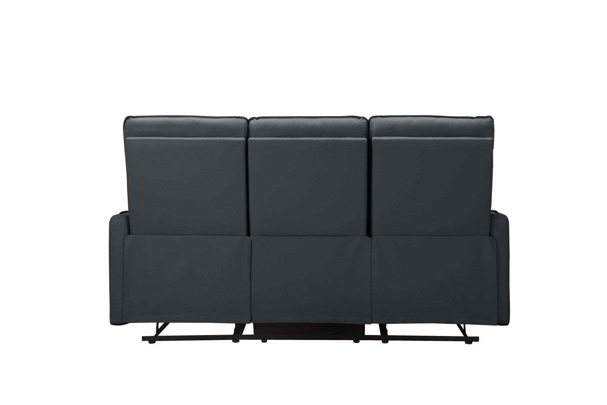 Dorel Home 3-zitsbank Lugo, bioscoopbank met relaxfunctie in kunstleer en geweven stof