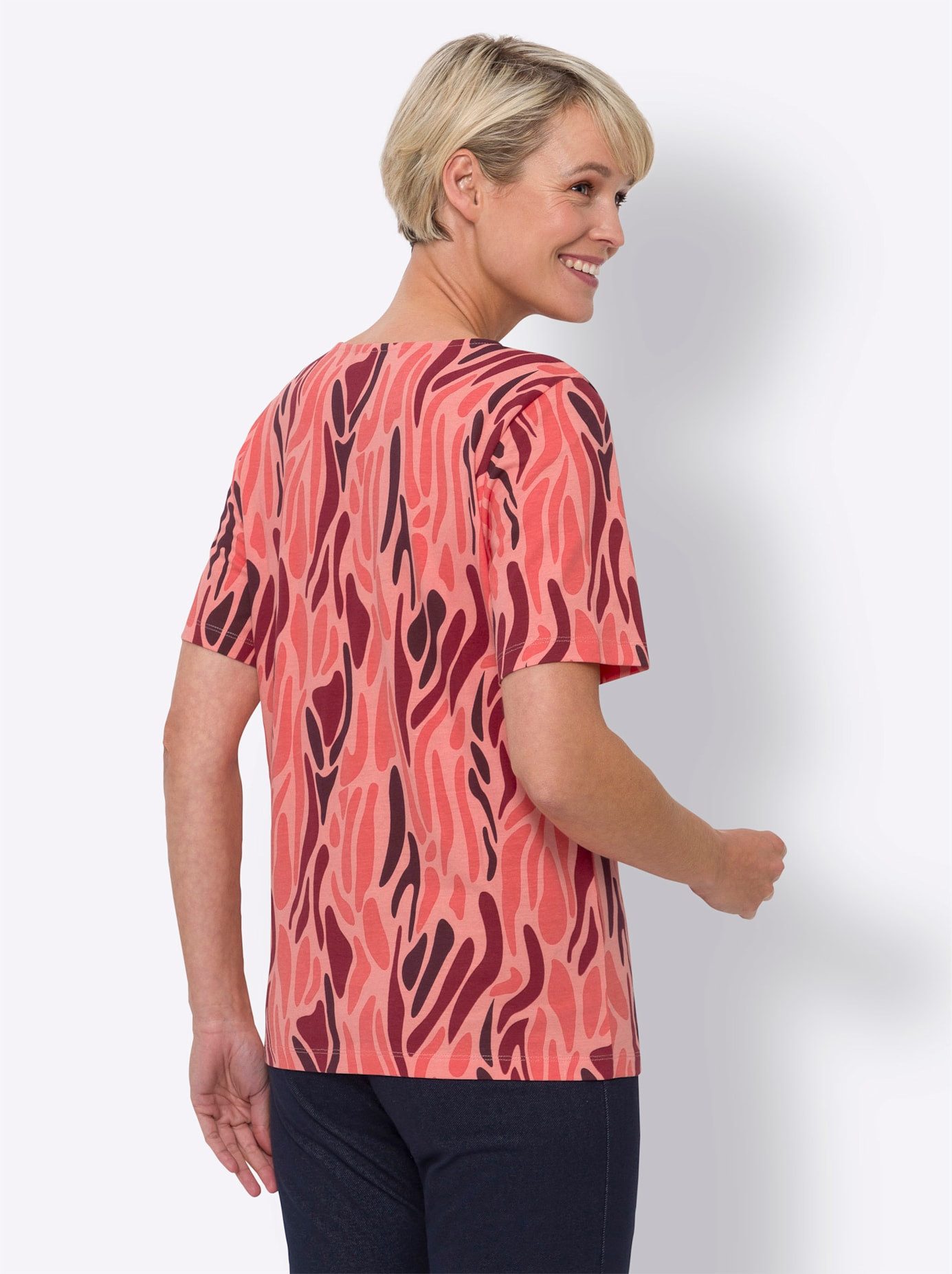 Classic Basics Shirt met ronde hals (1-delig)