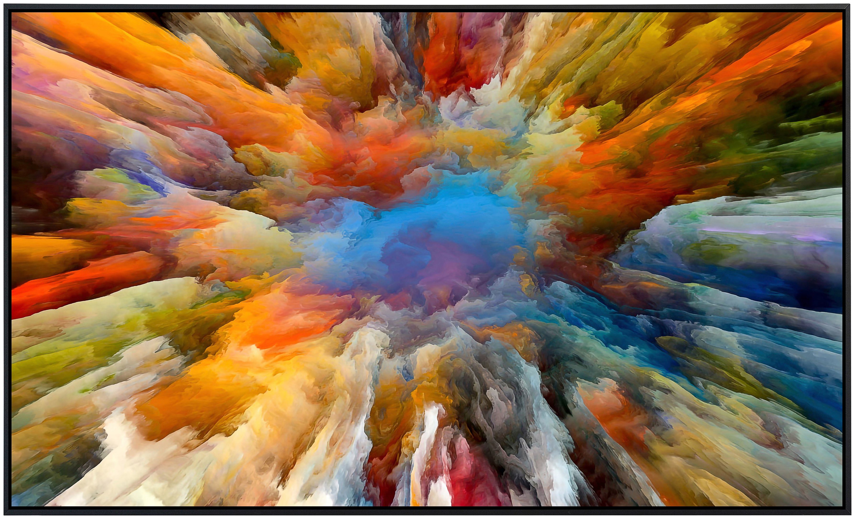 Papermoon Infraroodverwarming Abstract kleuren zeer aangename stralingswarmte