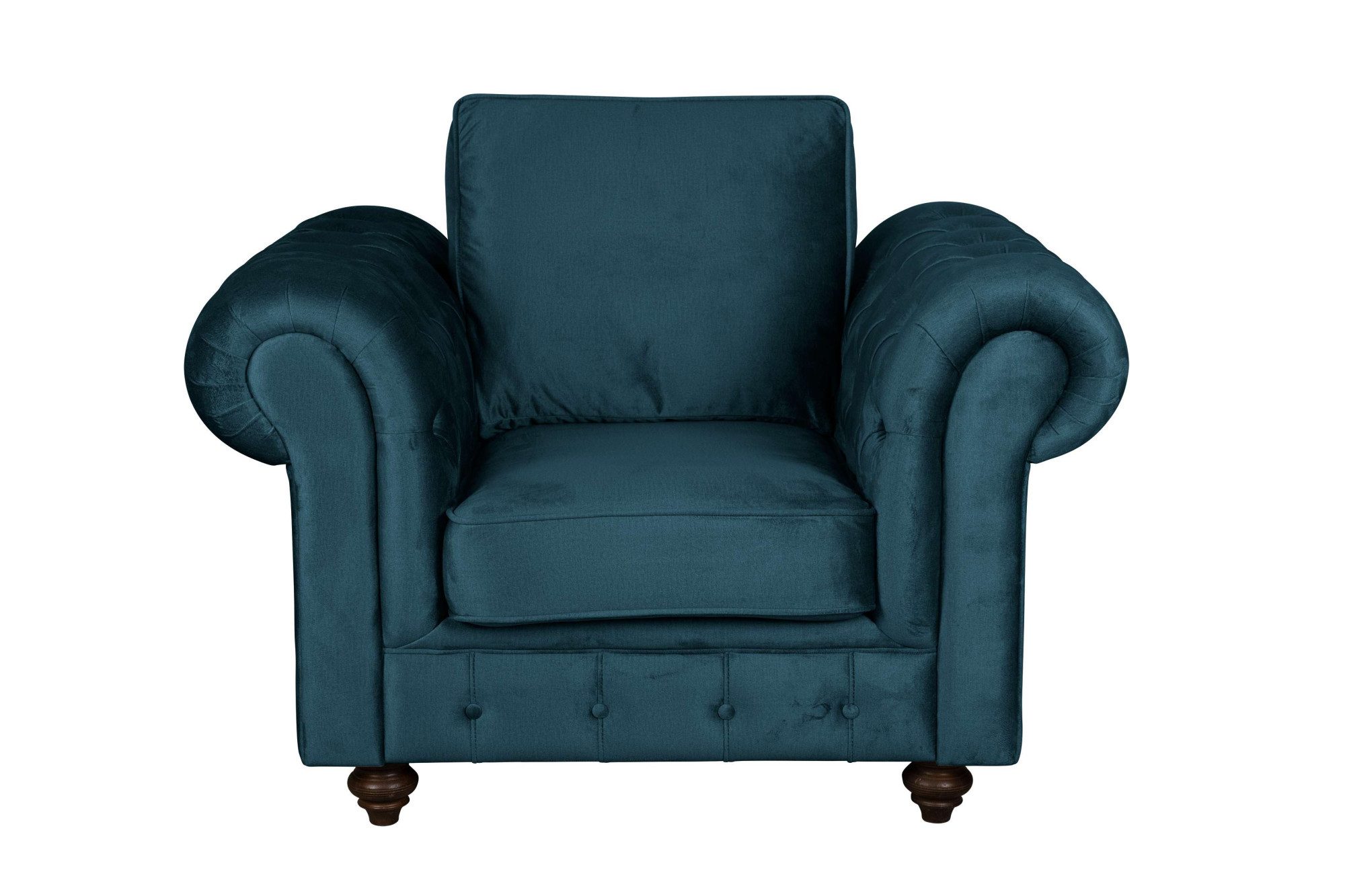 Home affaire Fauteuil MENDITTE Knoopstiksels op armleuningen en voorste lijst, hoge kwaliteit