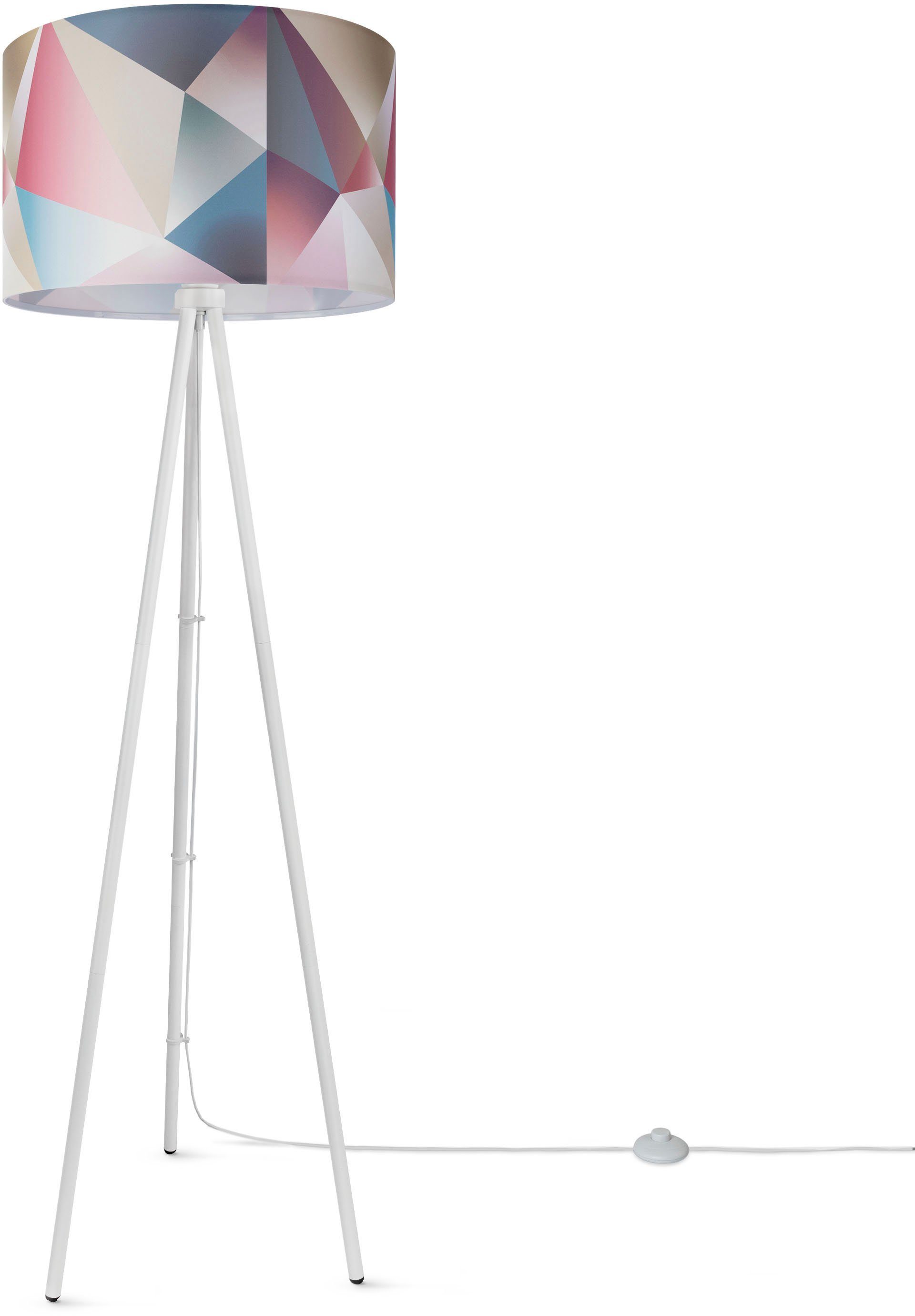 Paco Home Staande lamp Trina Kosy LED vloerlamp modern woonkamer slaapkamer, pastelkleuren decor E27
