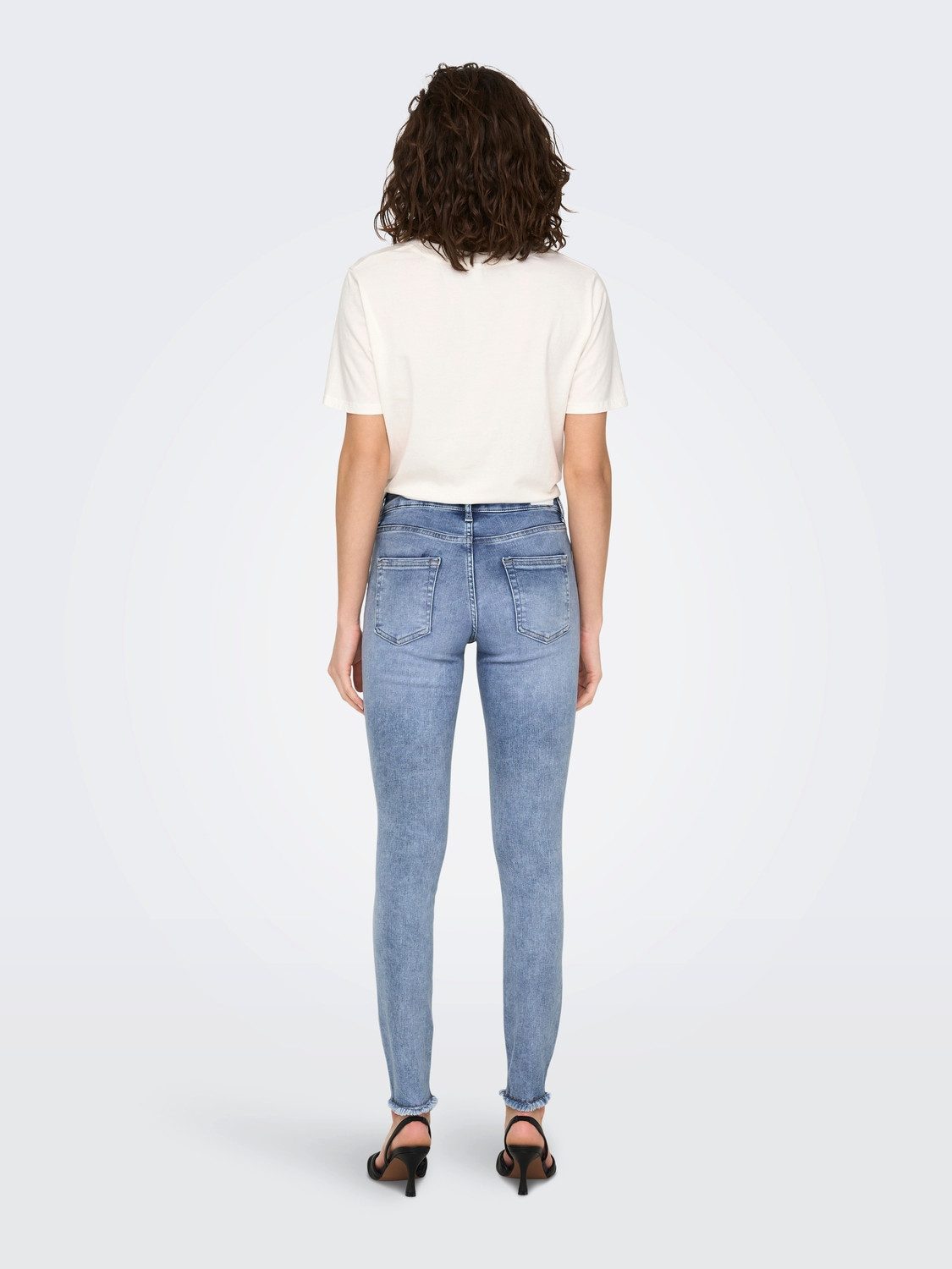Only Ankle jeans ONLBLUSH MID SK ANK RAW DNM REA694 NOOS