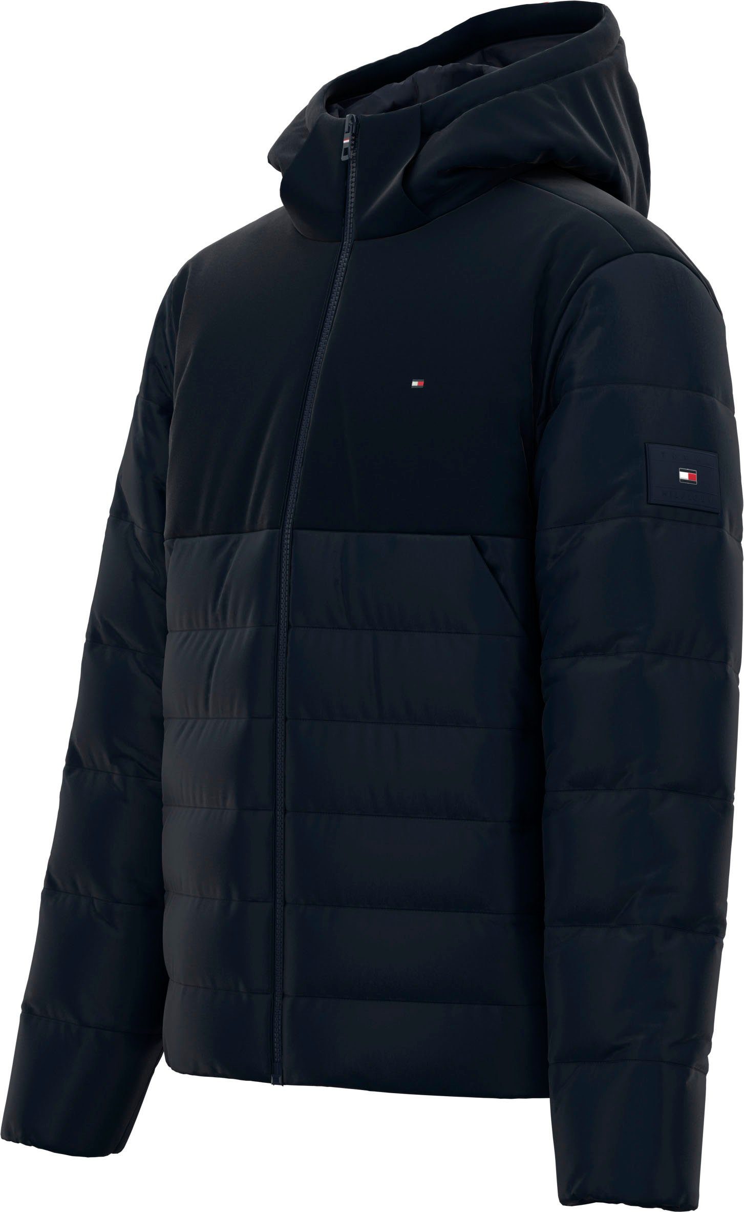 Tommy Hilfiger Gewatteerde jas CL MIXED MEDIA HOODED JACKET
