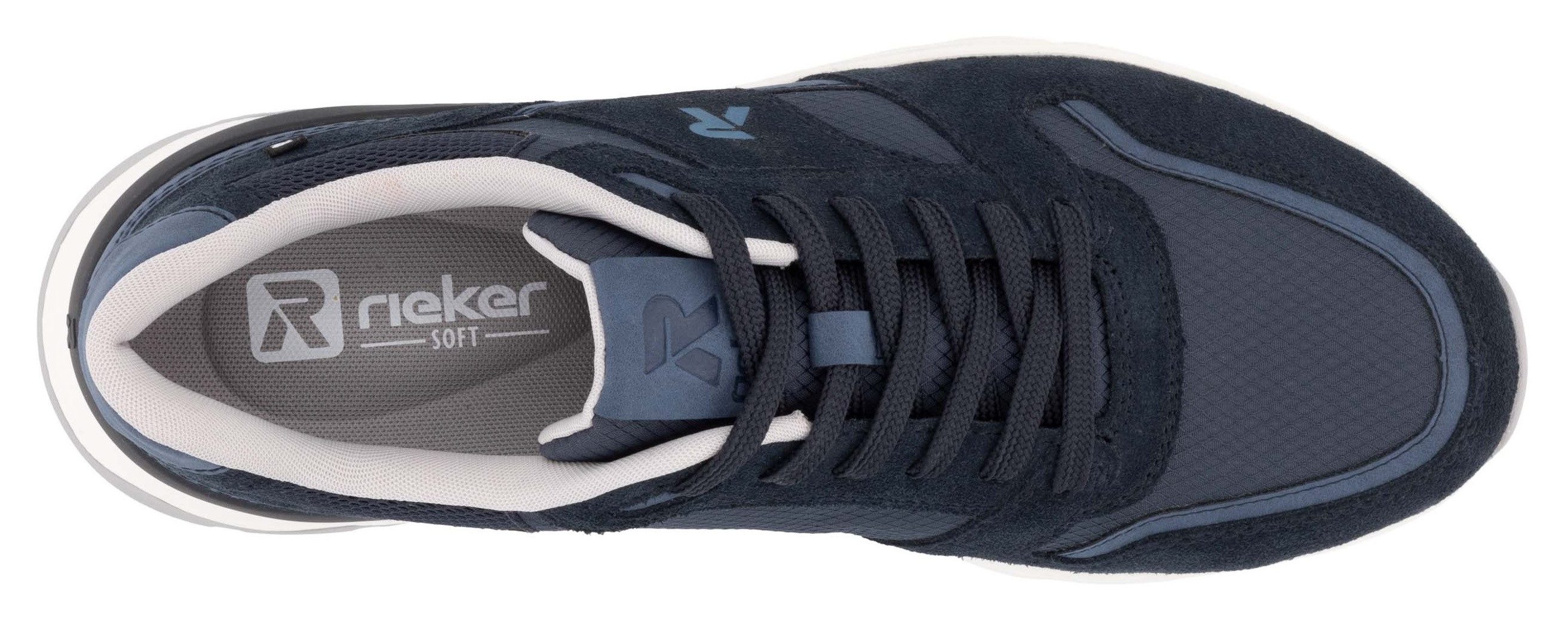RIEKER Sport Sneakers , veterschoenen, lage schoen, vrijetijdsschoen met zachte binnenzool