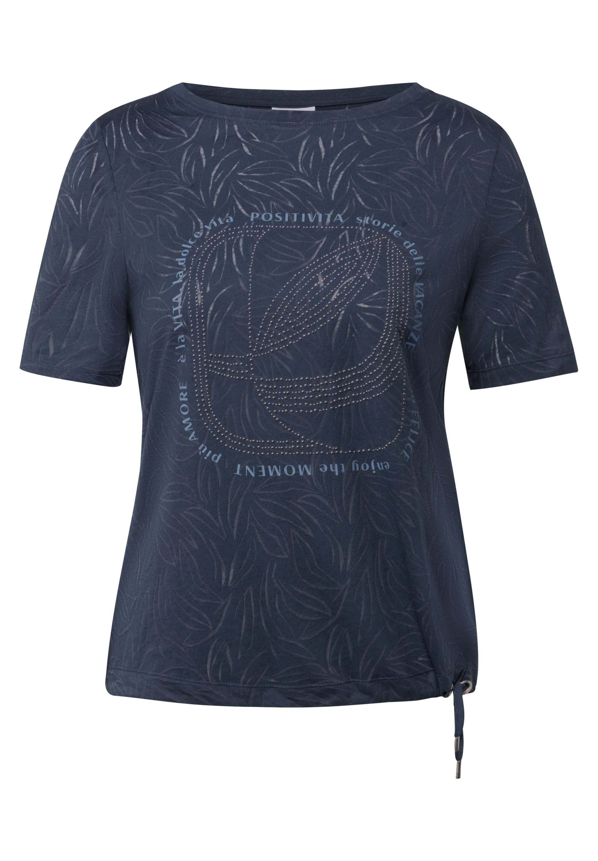 Cecil T-shirt met siersteentjes