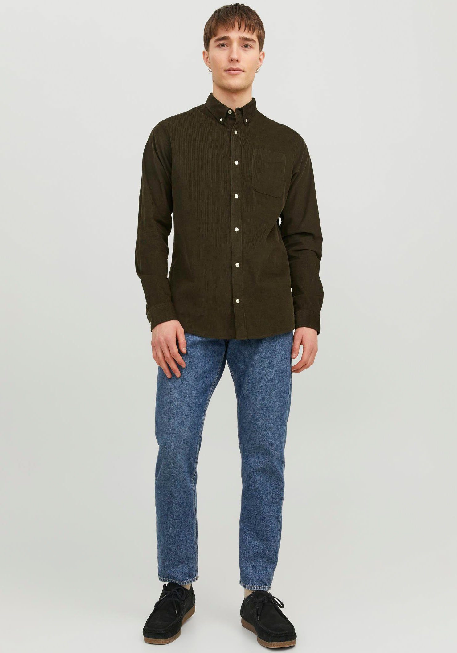 Jack & Jones Overhemd met lange mouwen JJECLASSIC CORD SHIRT LS SN