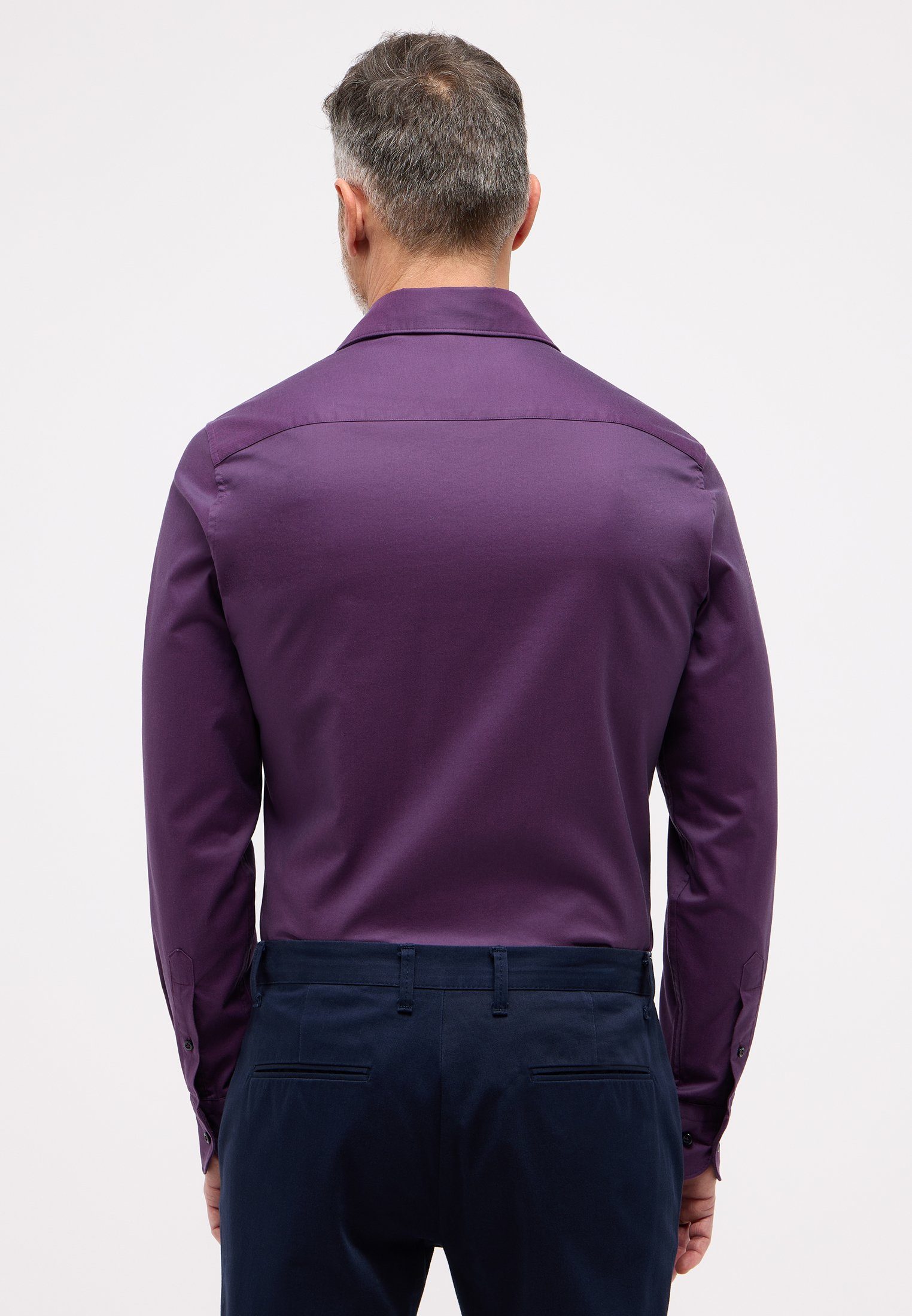 Eterna Overhemd met lange mouwen Slim fit EASY IRON (gemakkelijk te strijken)
