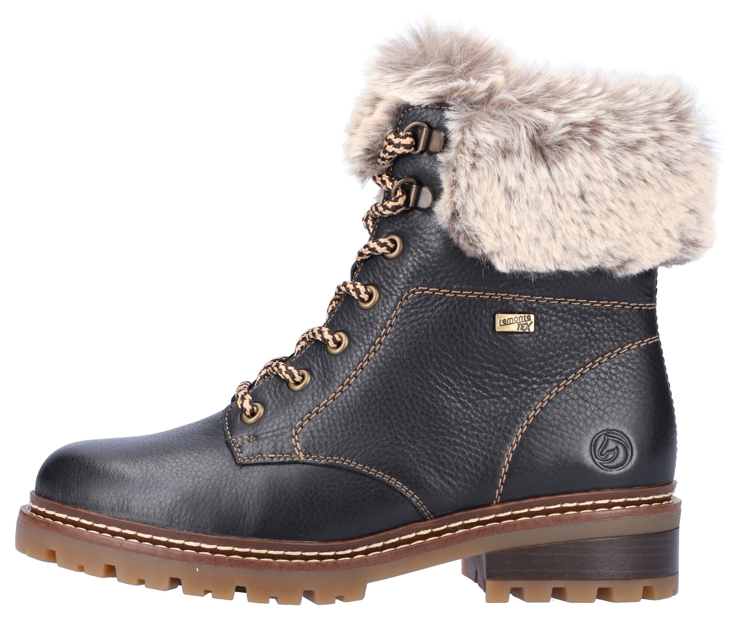 Remonte Winterlaarzen ELLE-Collection met contrasterende stiksels