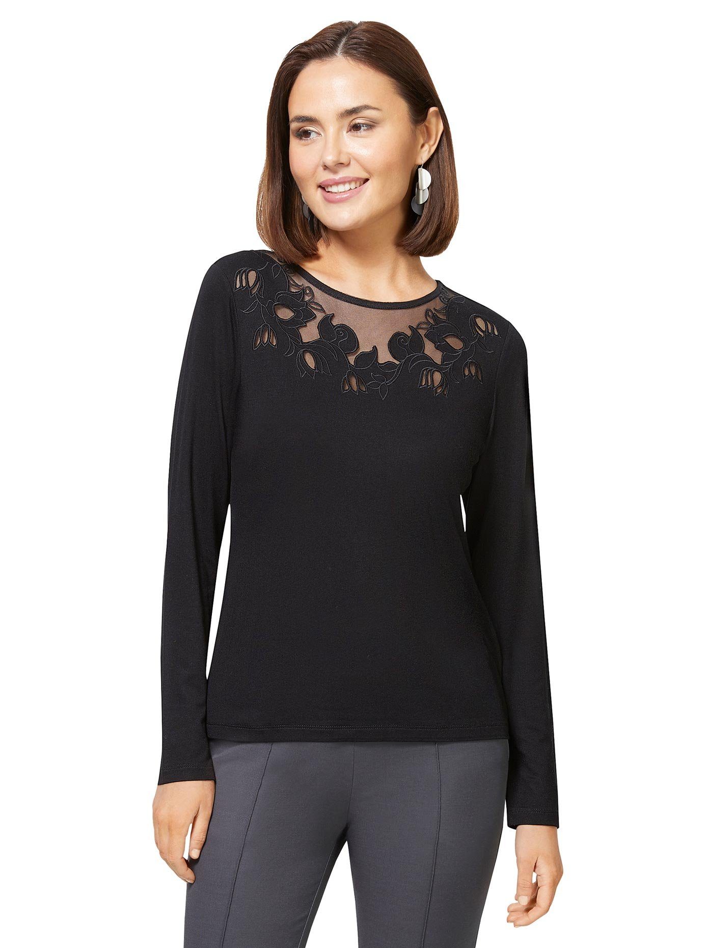 Creation L Shirt met lange mouwen Shirt (1-delig)