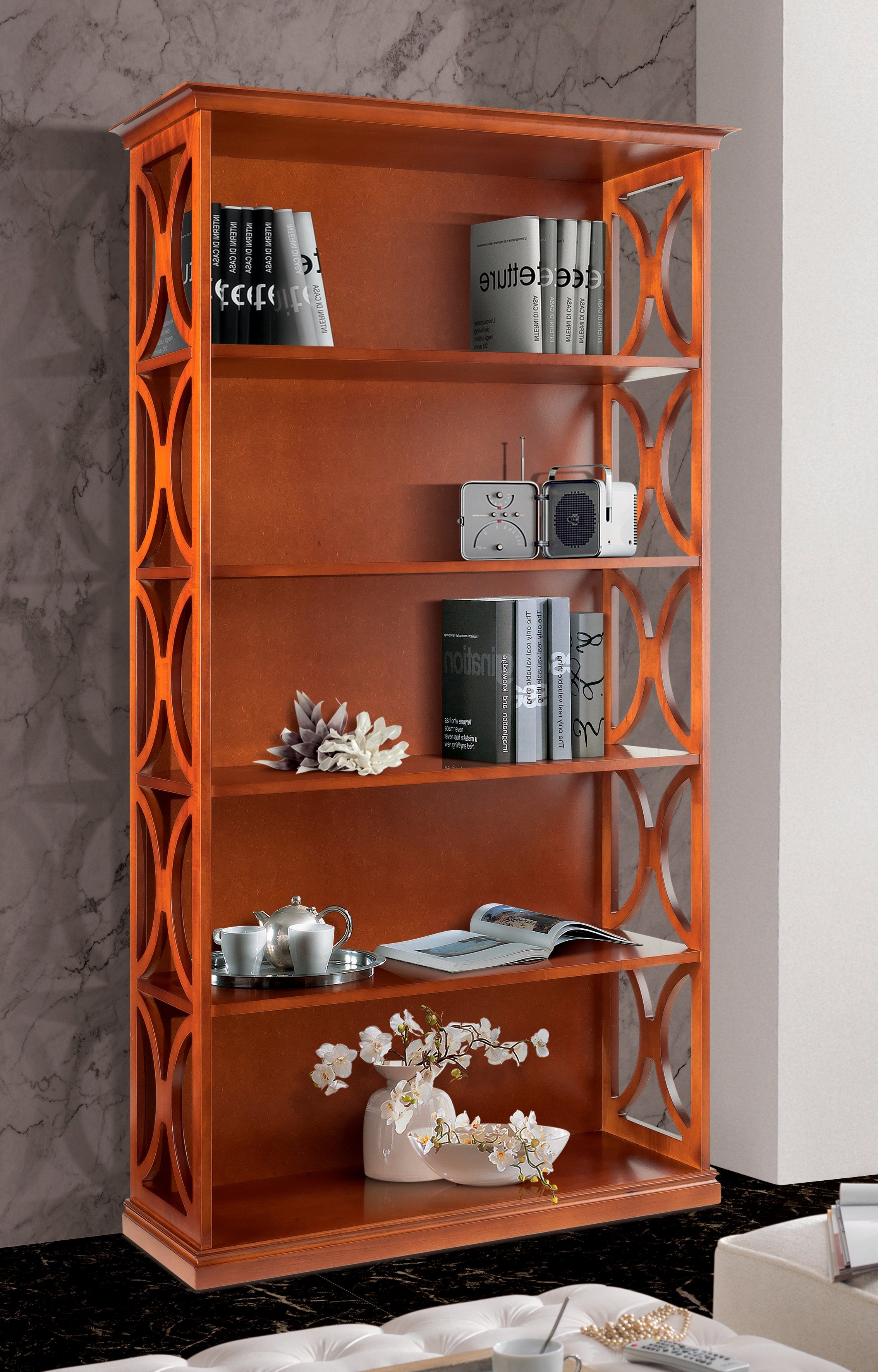 Home affaire Boekenkast Fellini Breedte 102 cm boekenkasten bruin