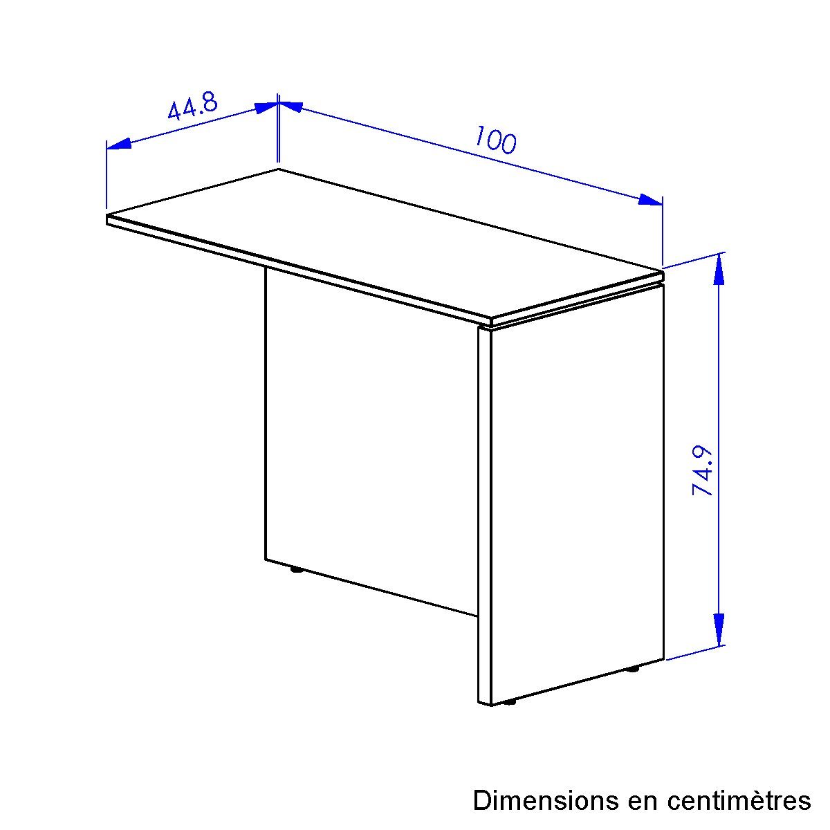 Gami Tafelelement ARCADE Element voor bureau geschikt (1 stuk)