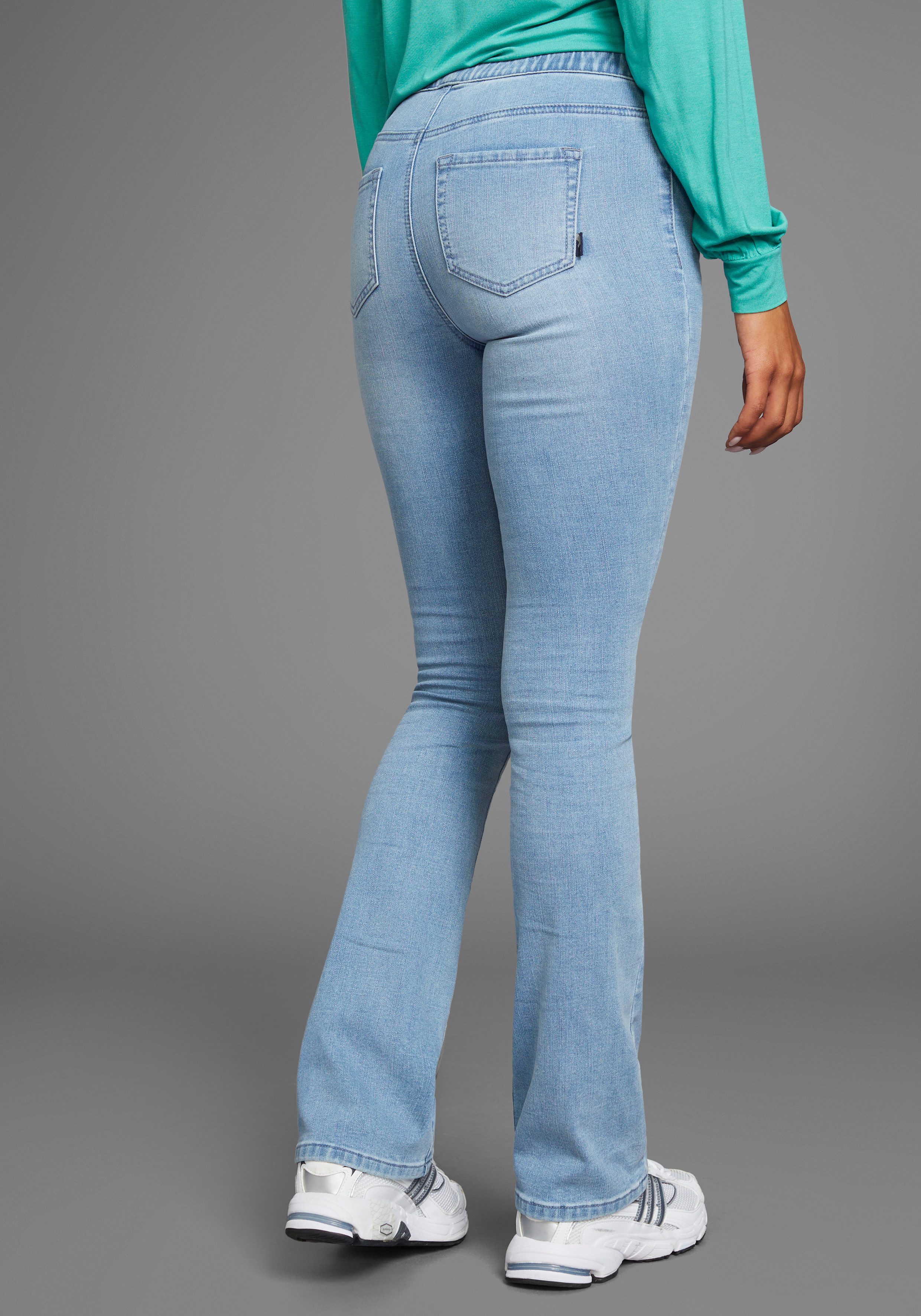 Arizona Jeggings Bootcut met lichte thermo-effect