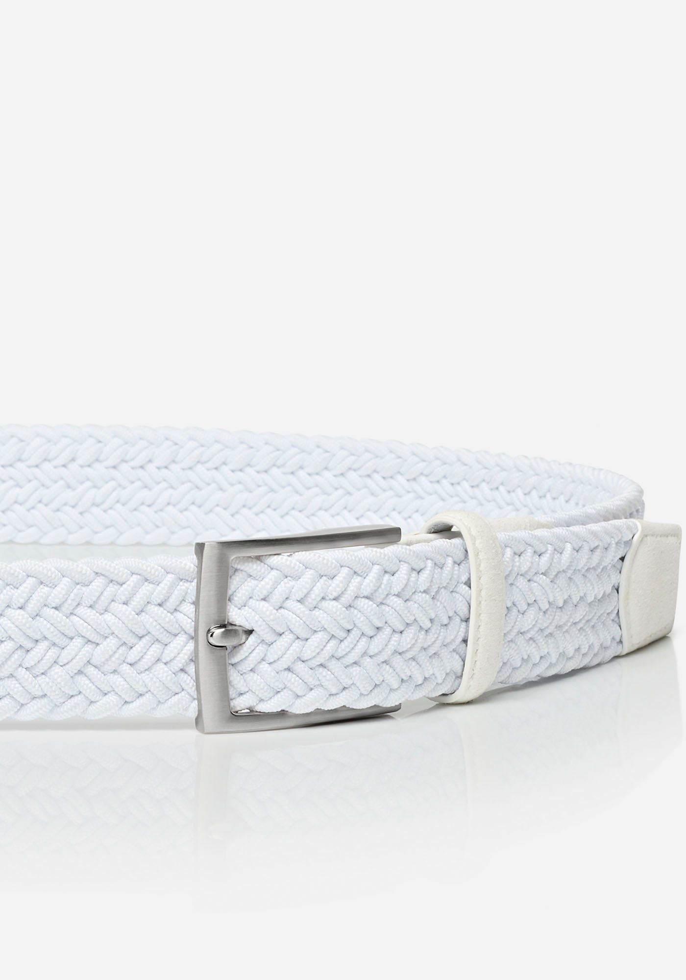 MONTI Leren riem Havanna Gevlochten riem
