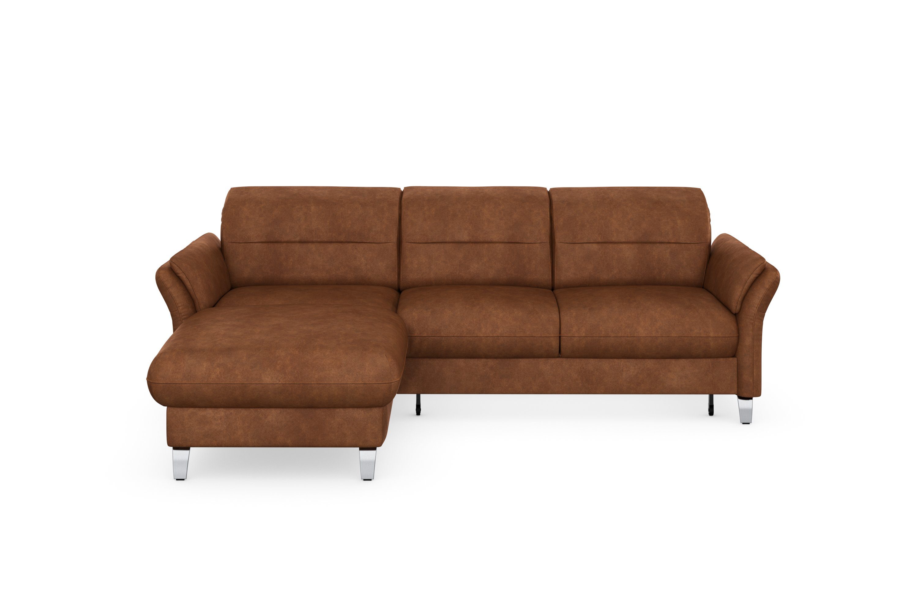 sit&more Hoekbank Grenoble L-vorm met bonnellvering optioneel met bedfunctie, bedlade, arm- en hoofdsteunverstelling