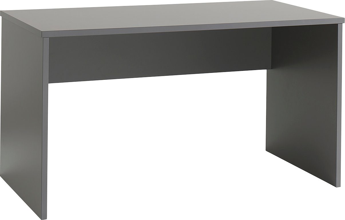 Vipack Kinderbureau Londen Bureau voor tieners, bureau, met melamine oppervlak, effen bureaus zwart