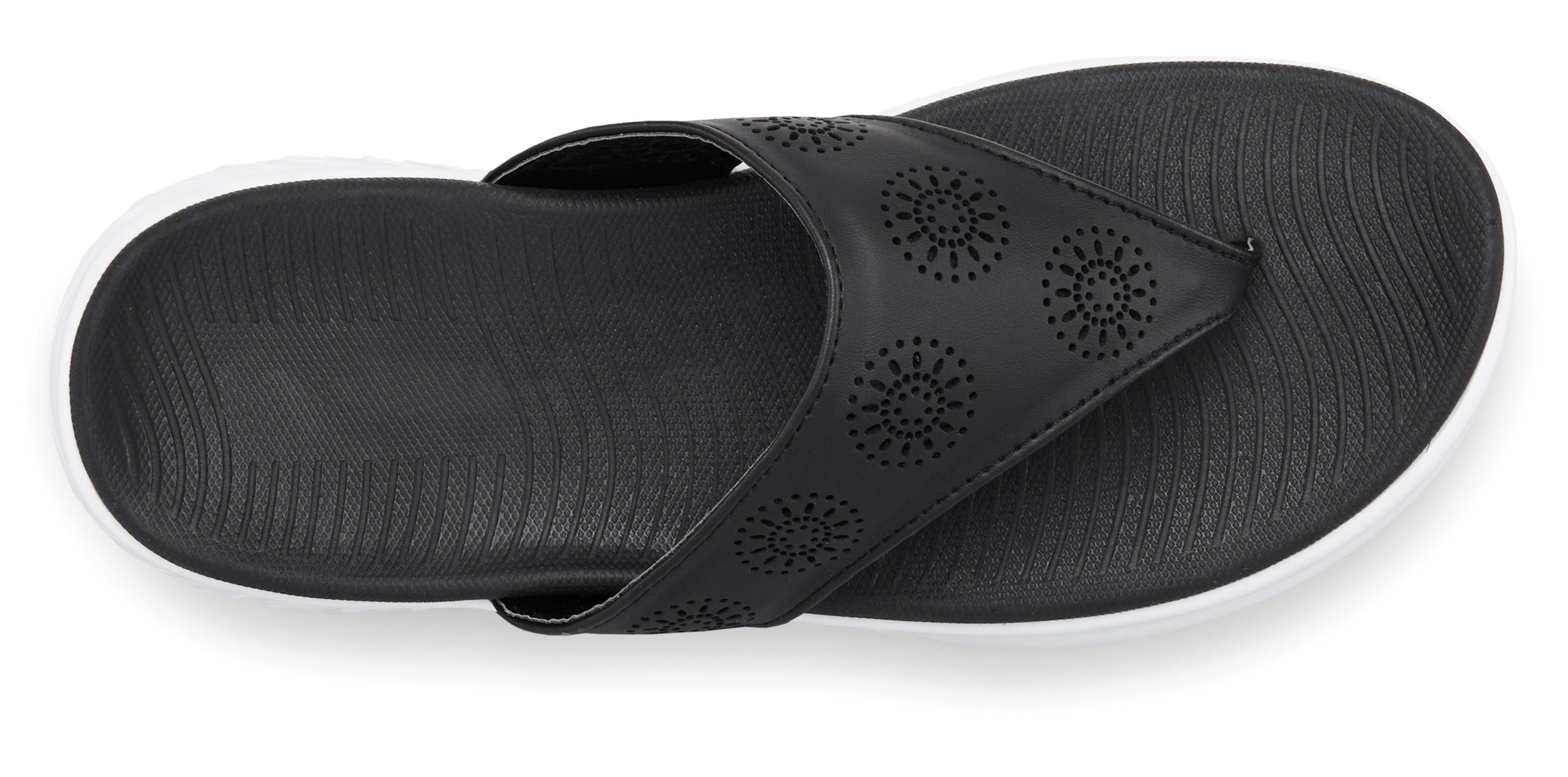 Vivance Teenslippers Pantoffel met uitsparingspatroon VEGAN