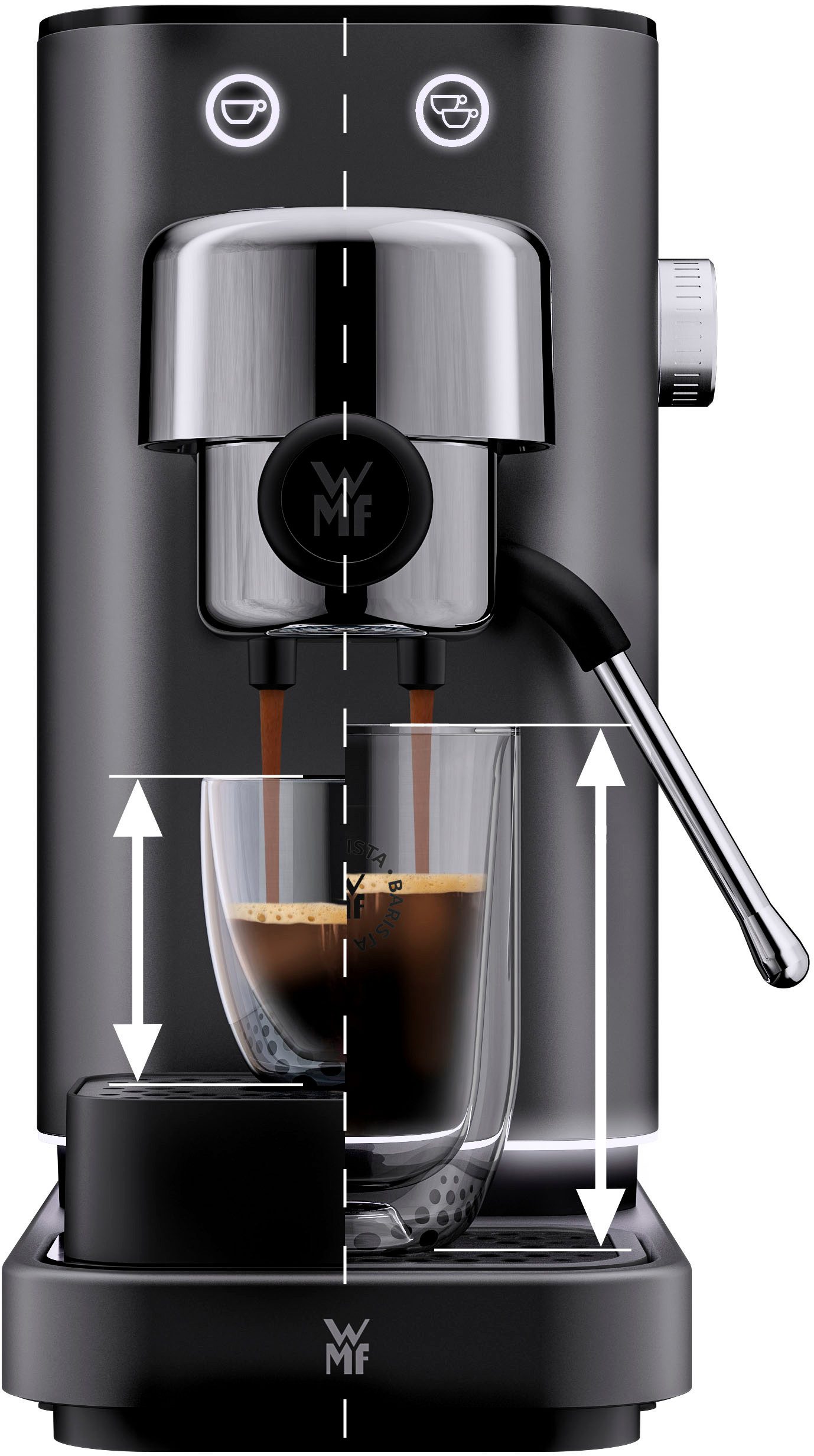 WMF Espressomachine Lumero Stone Grey