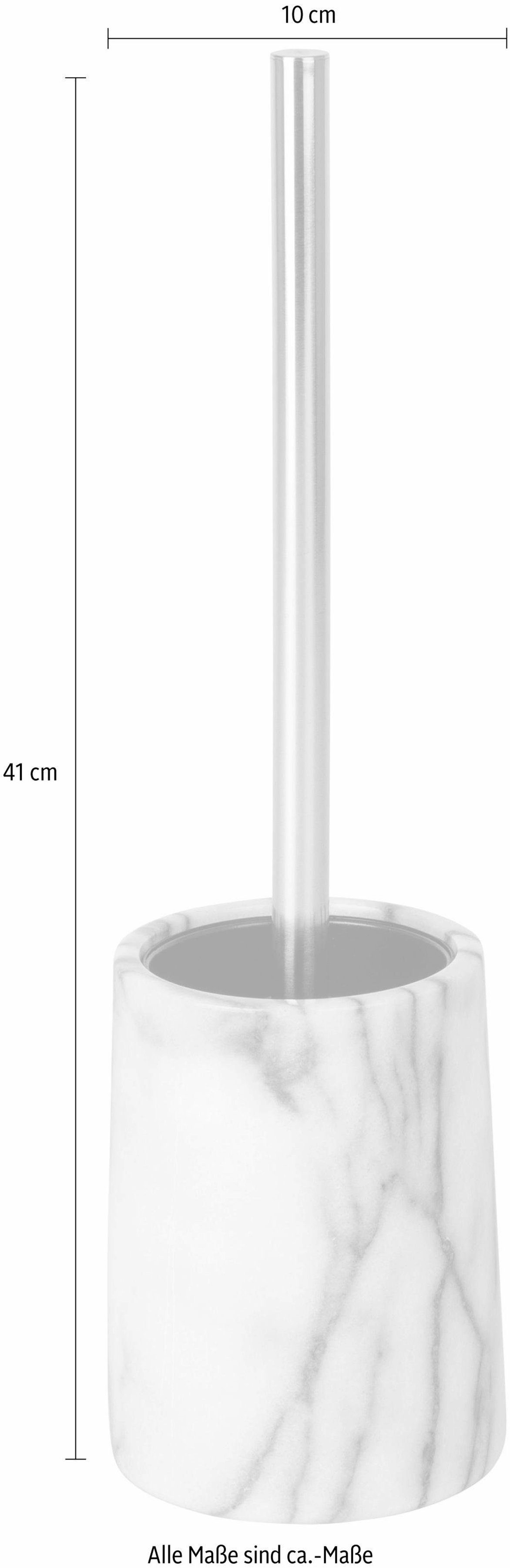 WENKO Toiletset Onyx Borstelkop-diameter 8 cm