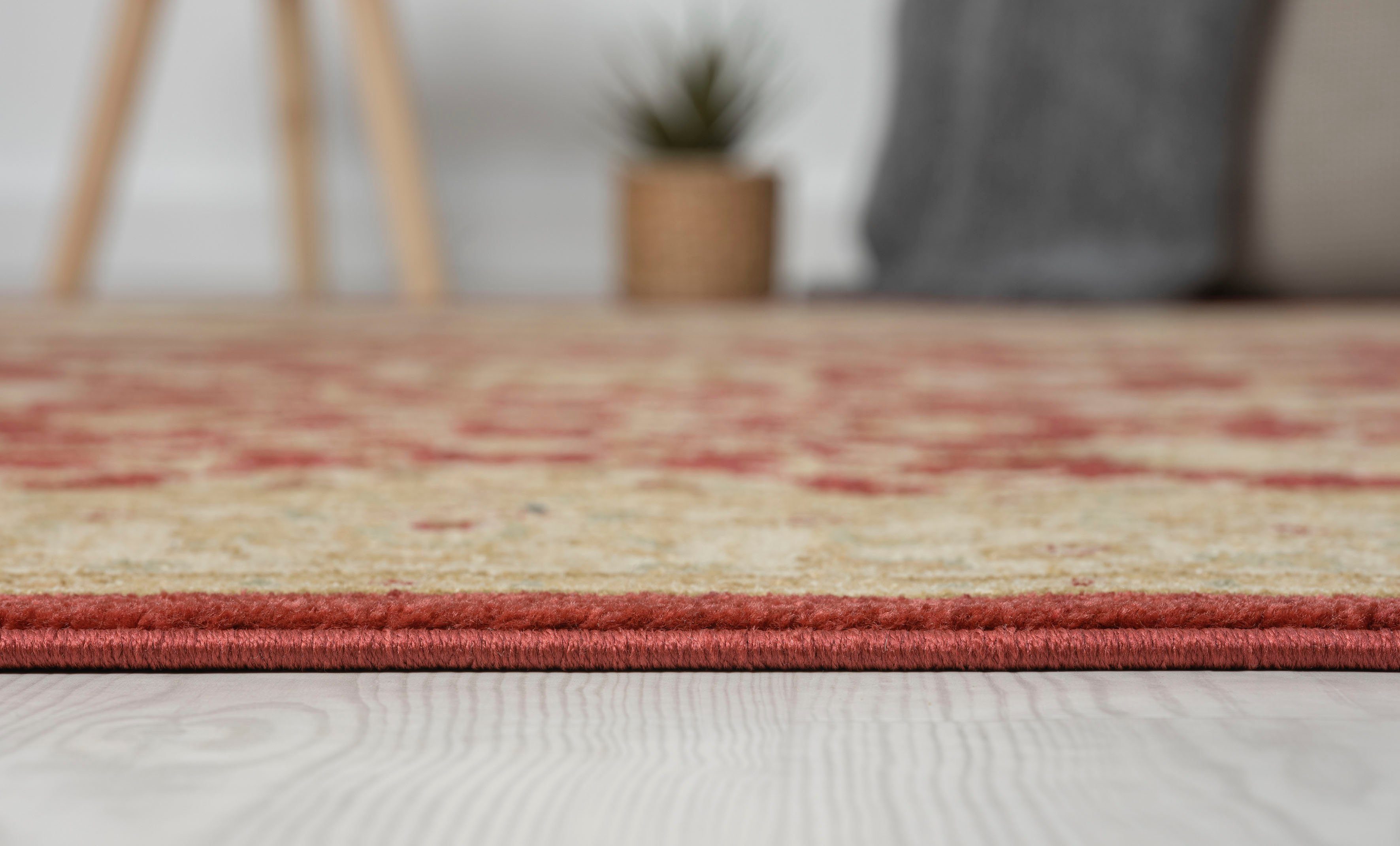 Myflair Möbel & Accessoires Vloerkleed Maryam 1 voorraadopruiming Kortpolig, oosters uiterlijk, edele glans, met franjes, bijzonder zacht