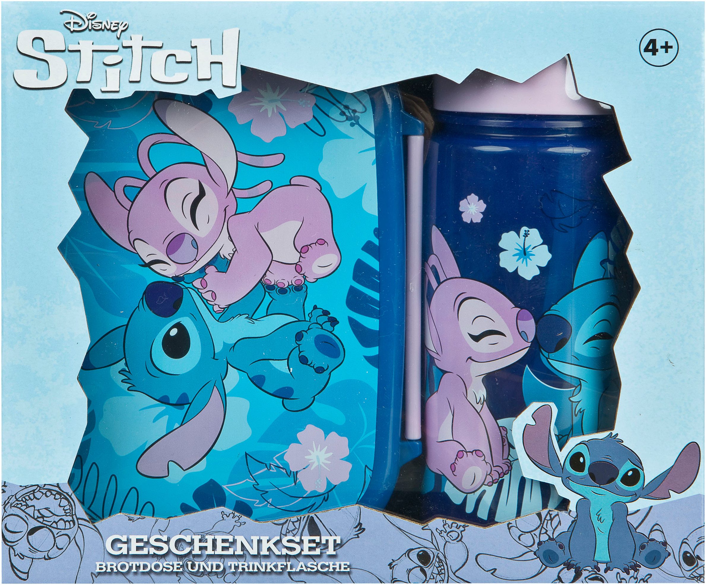 Scooli Lunchbox Lilo & stich met waterfles (set, 2-delig)