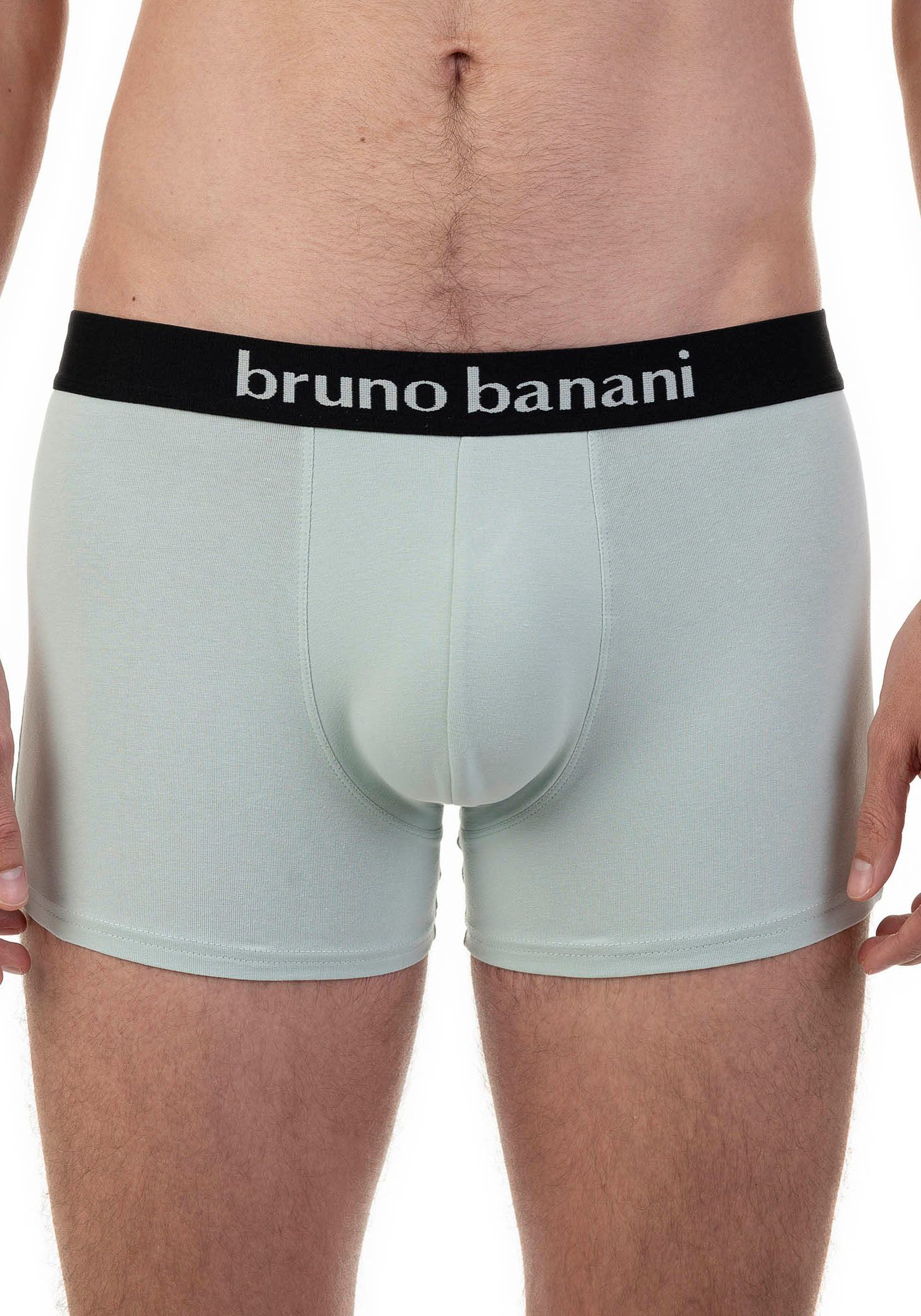 Bruno Banani Boxershort met contrasterend logo-tailleband (2 stuks Set van 2)
