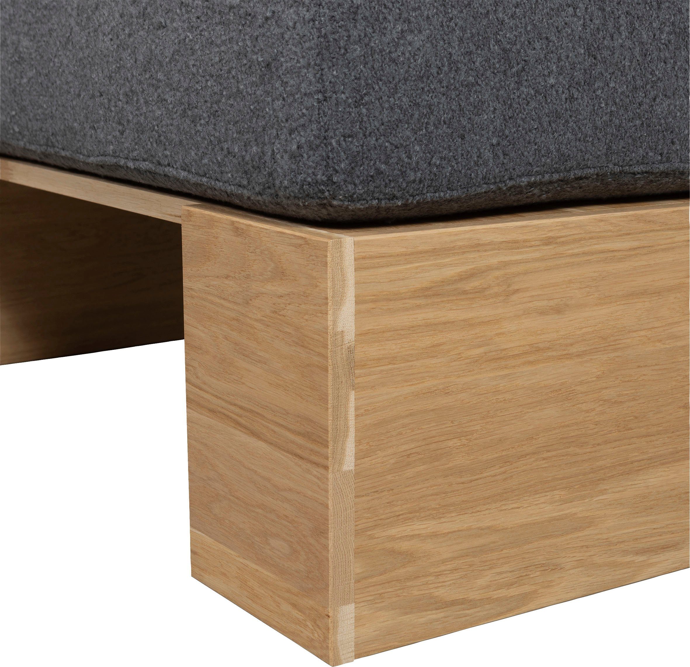 WOOOD Eetbank Dine Bank, met comfortabele zitkussens, breedte 200 cm