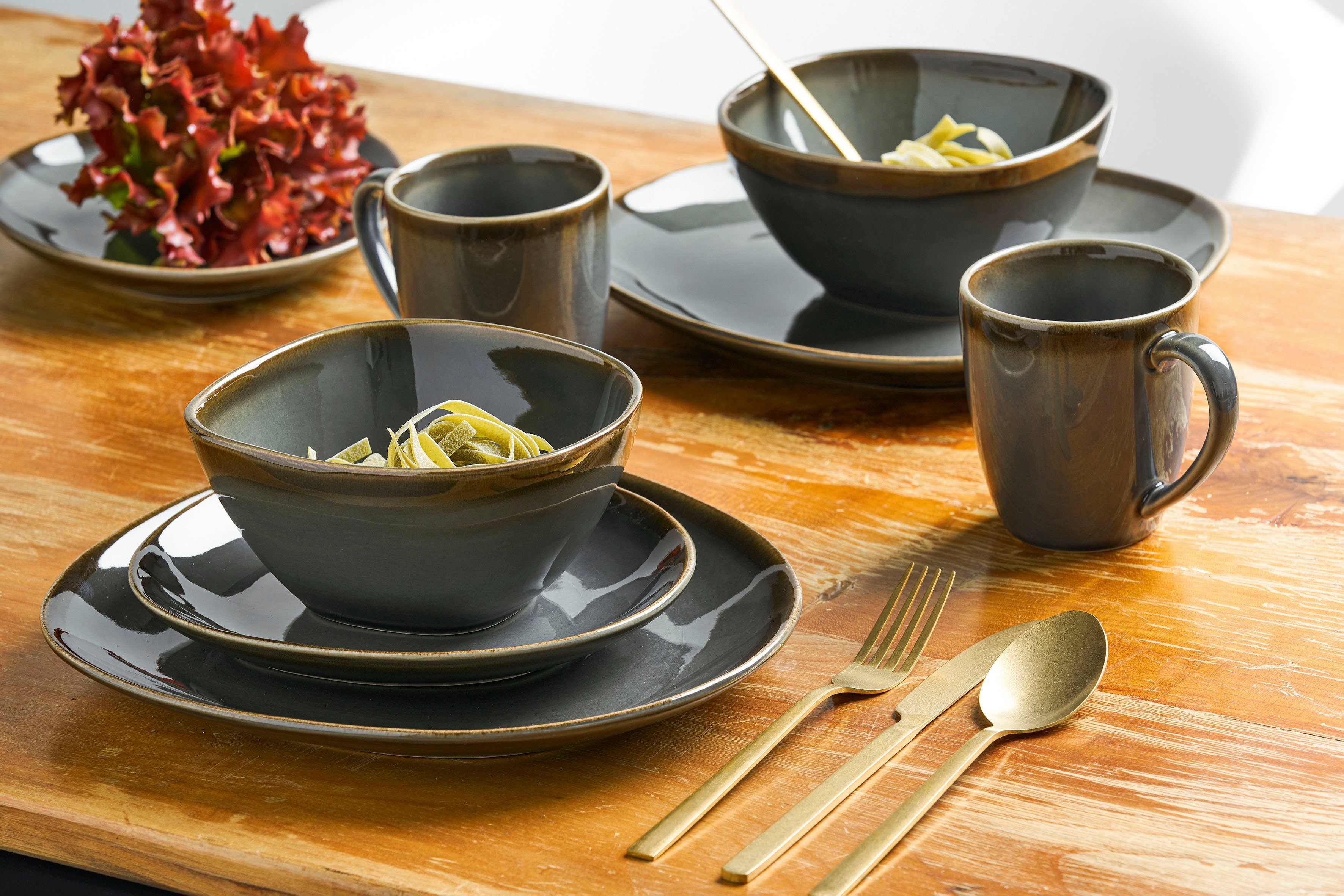 van Well Servies Sintra robust, perfect voor dagelijks gebruik (set, 8-delig)