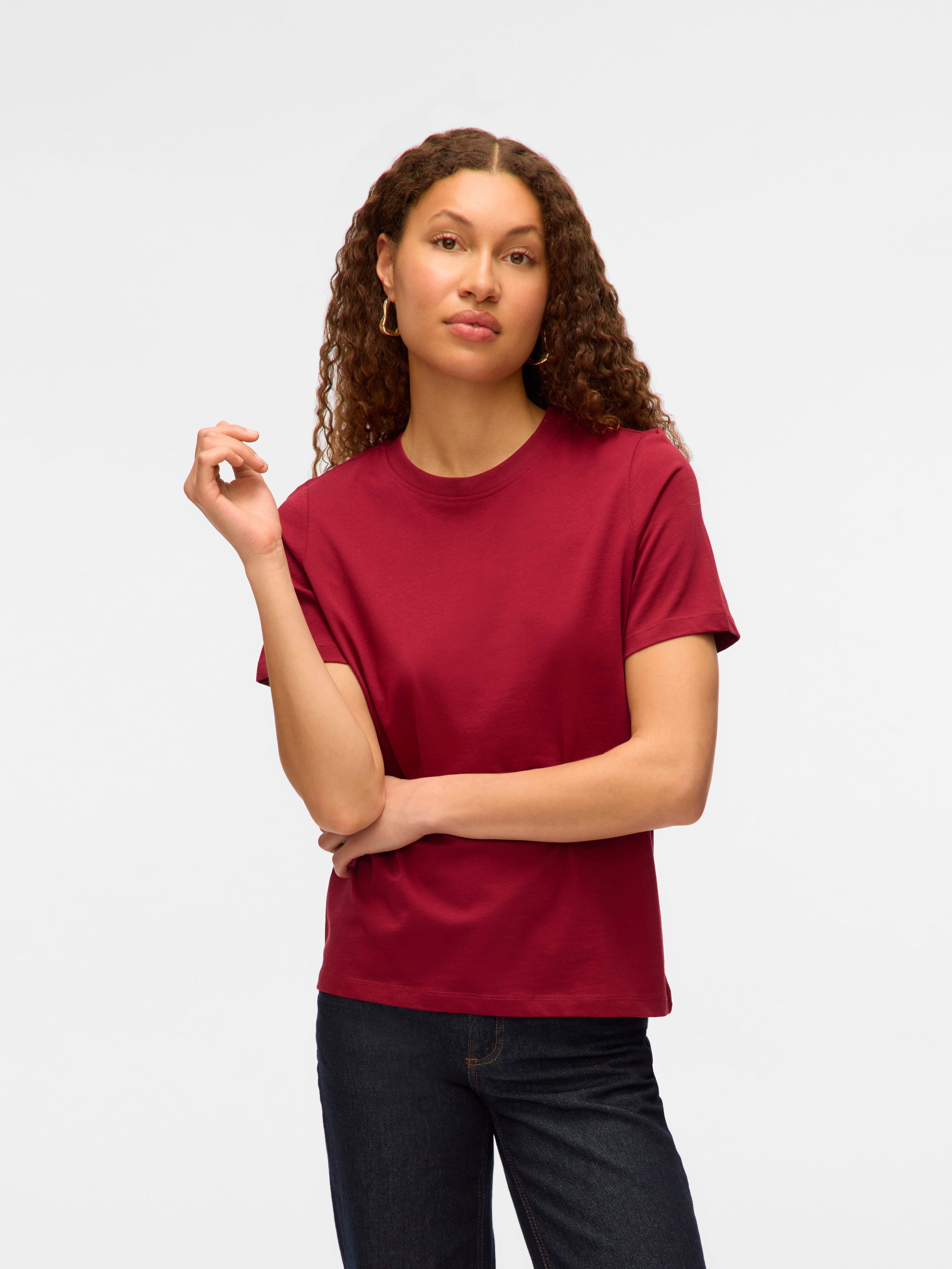 Vero Moda Shirt met korte mouwen VMPAULINA SS T-SHIRT GA JRS NOOS