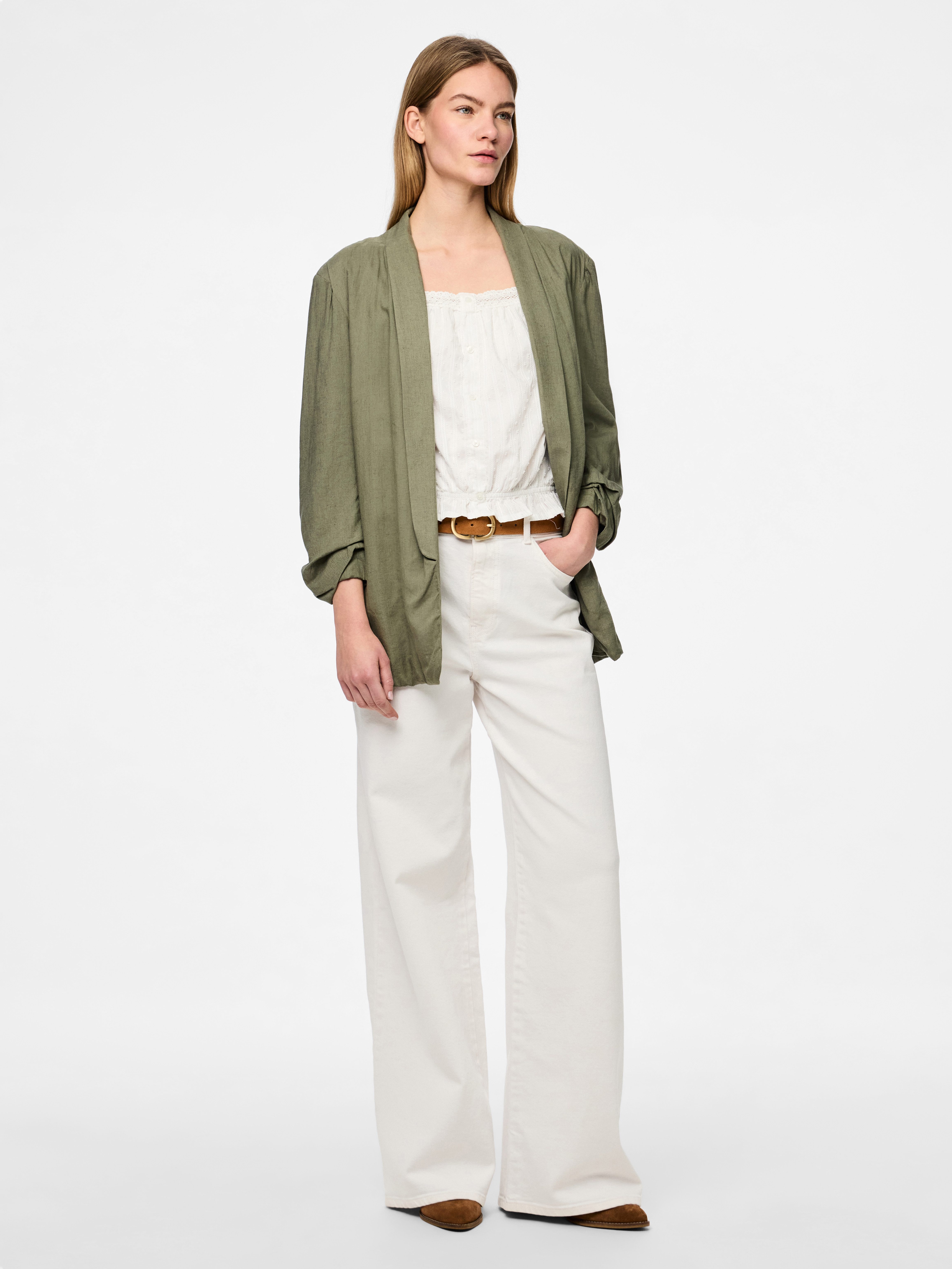 pieces Lange blazer PCPIA BOSELLA BLAZER WVN NOOS