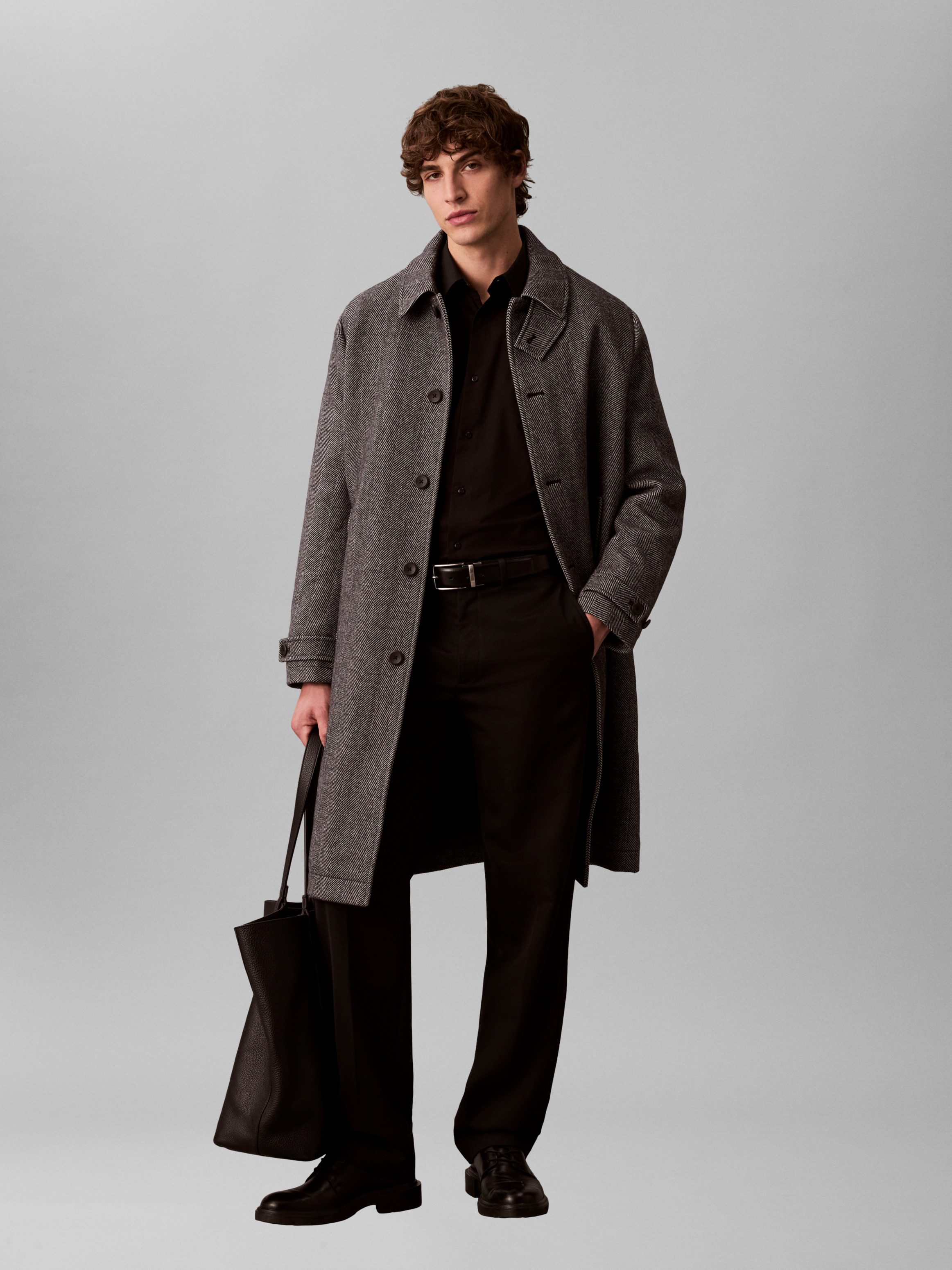 Calvin Klein Businessoverhemd LS SOLID STRETCH CLASSIC SHIRT