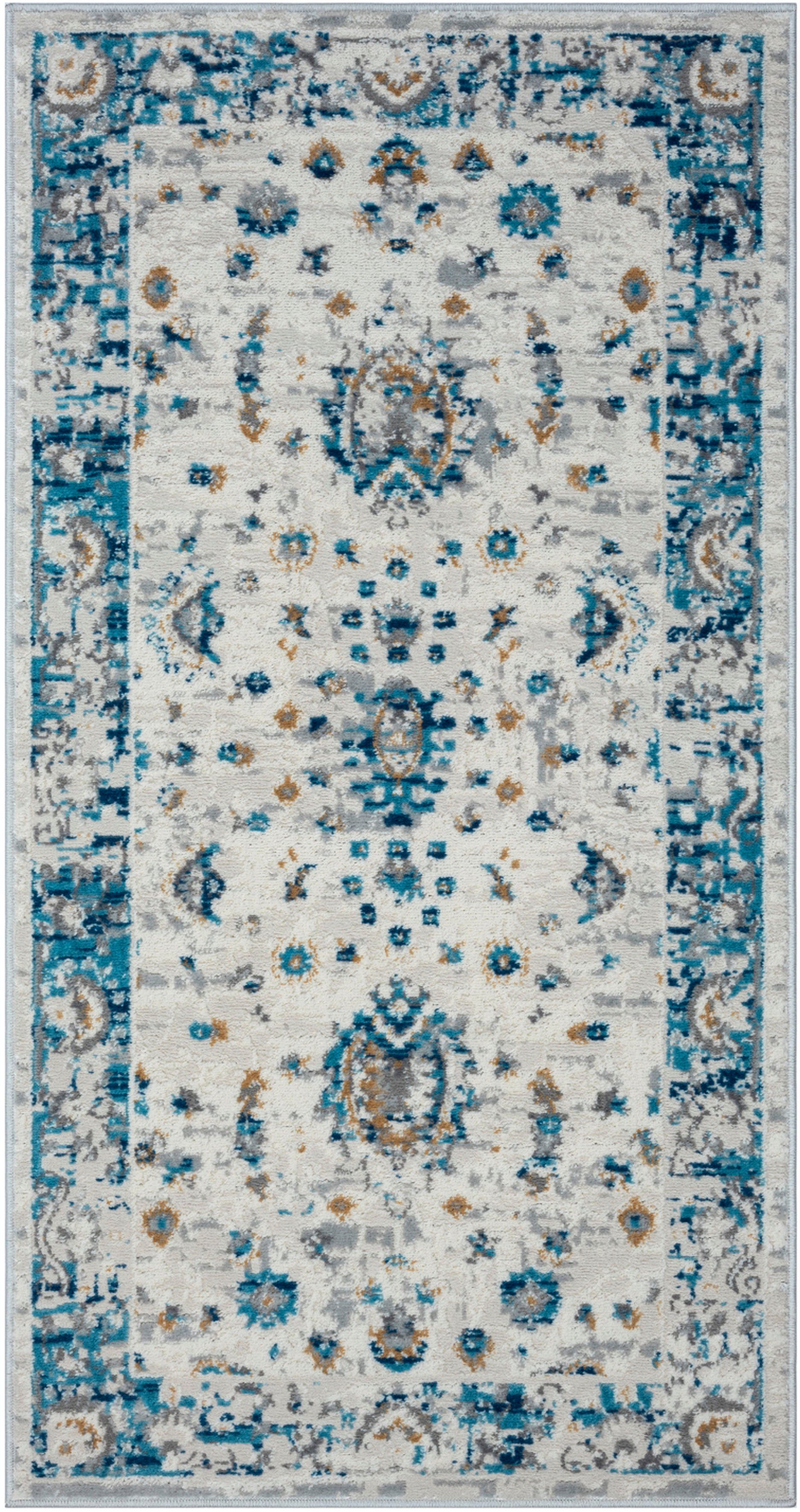 Myflair Möbel & Accessoires Vloerkleed My Heriz Kortpolig, klassiek oosters ontwerp, bijzonder zacht door microvezel